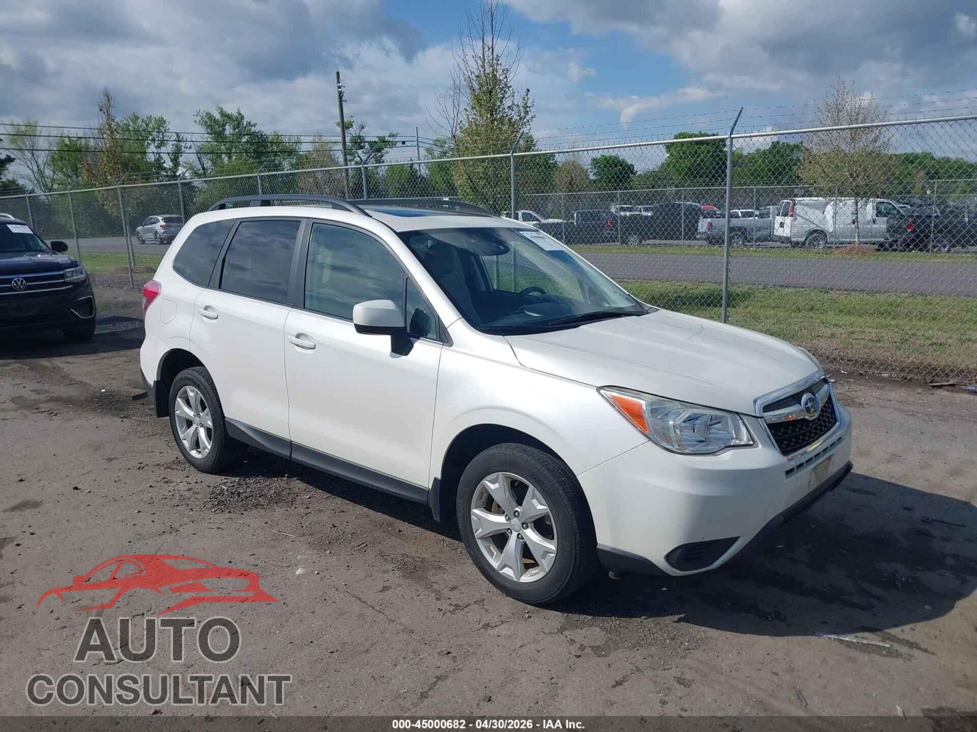 SUBARU FORESTER 2014 - JF2SJAEC2EH406290
