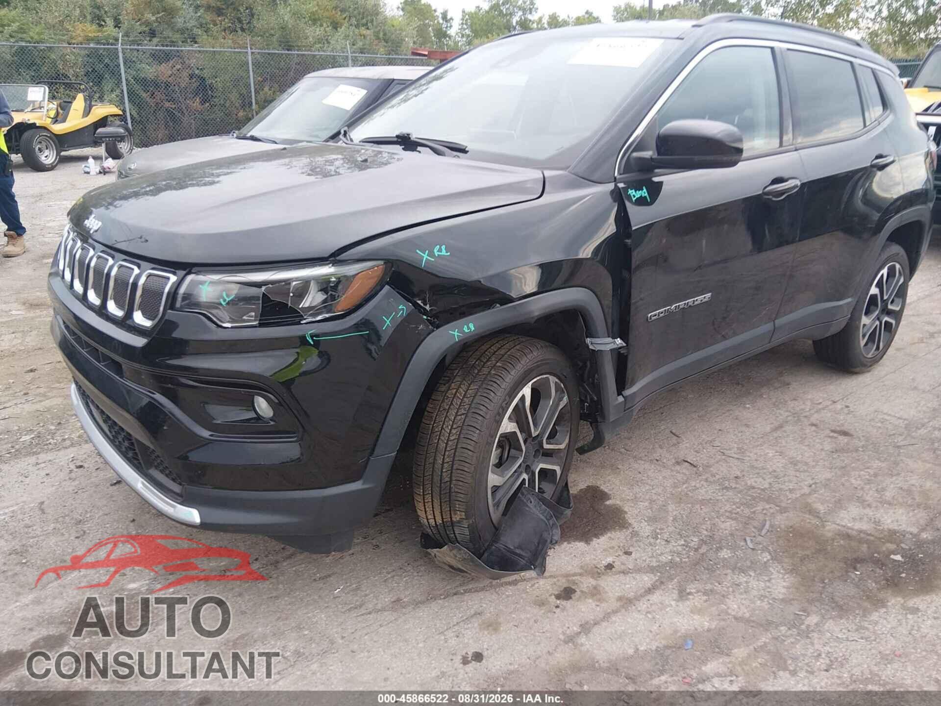 JEEP COMPASS 2022 - 3C4NJDCB2NT232195