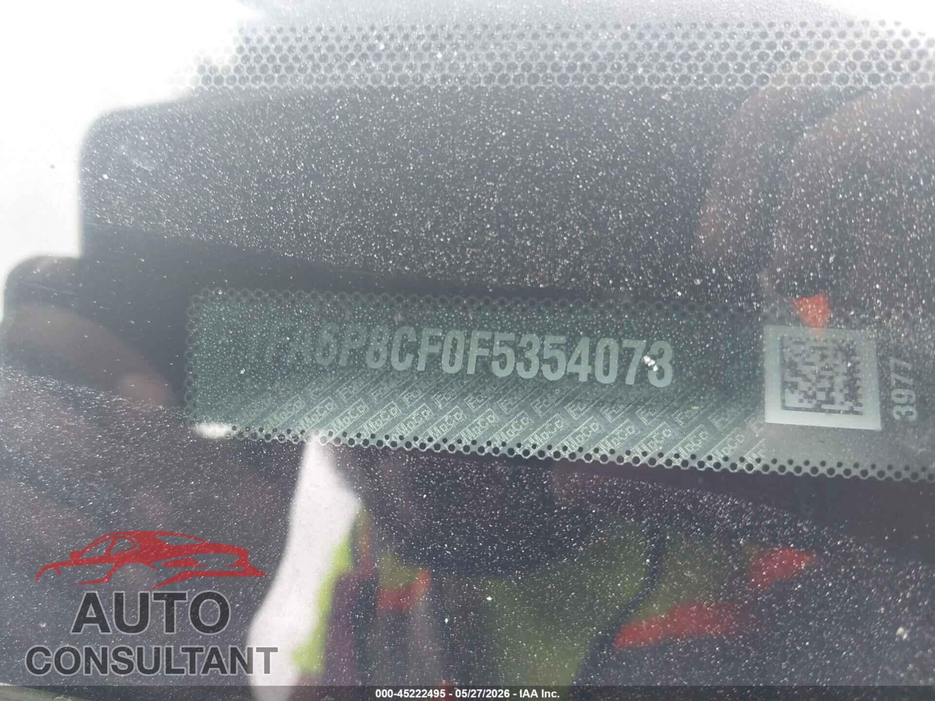 FORD MUSTANG 2015 - 1FA6P8CF0F5354073