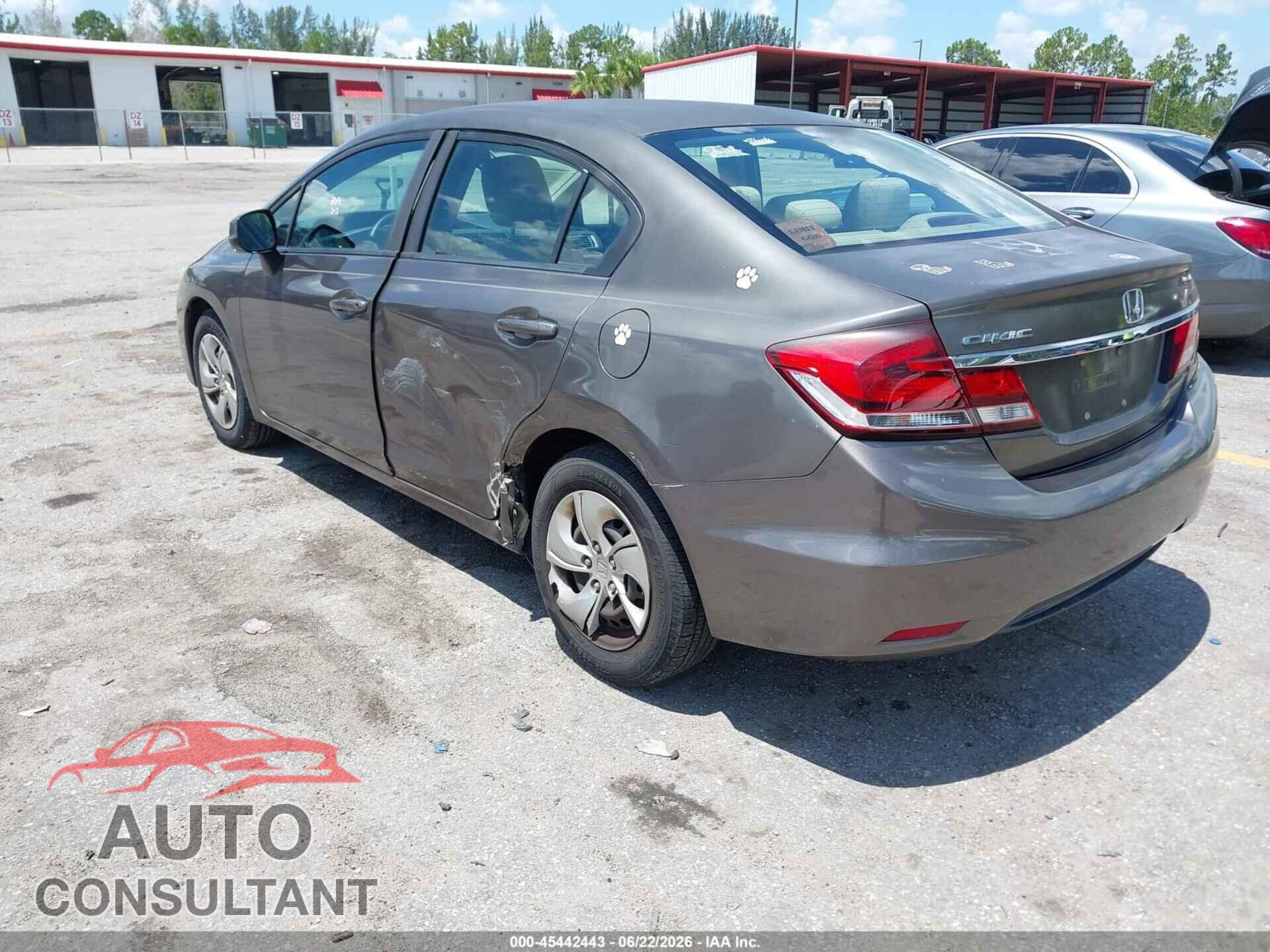 HONDA CIVIC 2013 - 2HGFB2F50DH525601