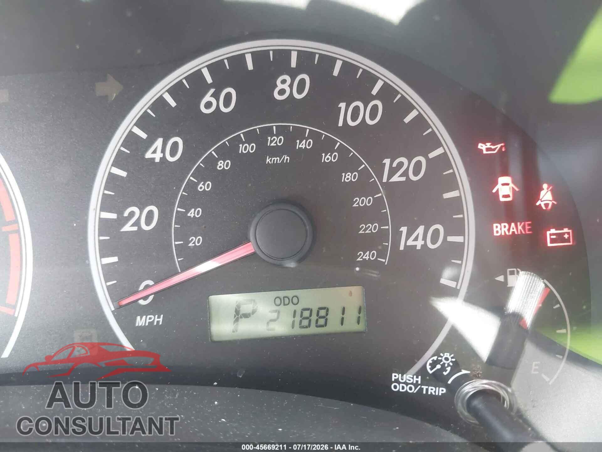 TOYOTA COROLLA 2009 - 2T1BU40E99C173714