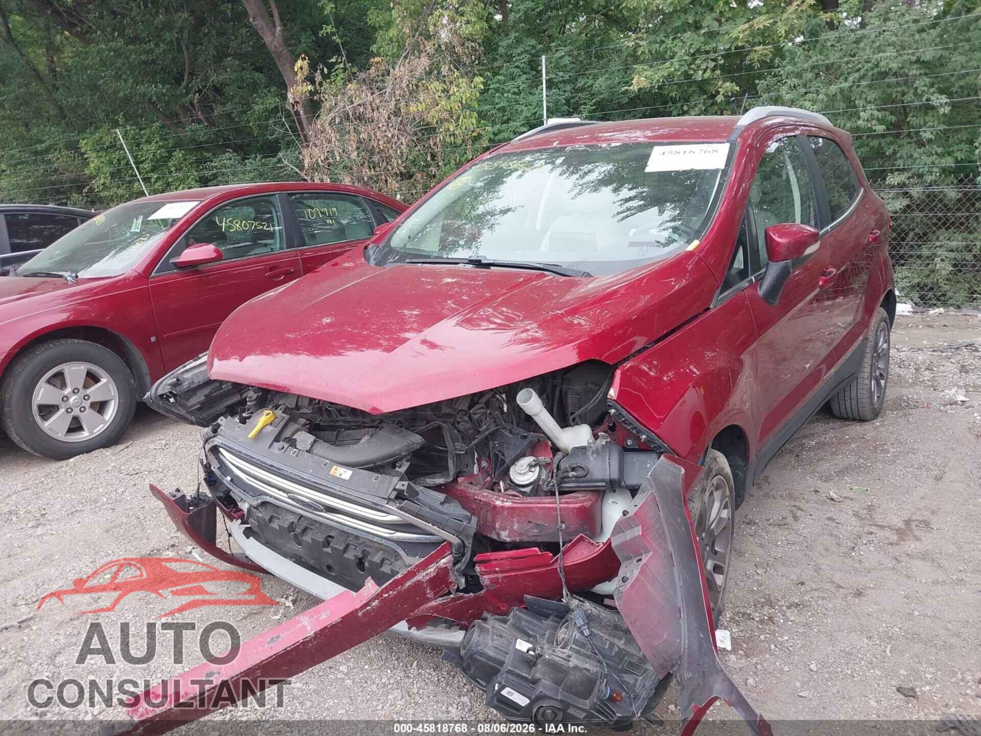 FORD ECOSPORT 2019 - MAJ6S3KL2KC310364