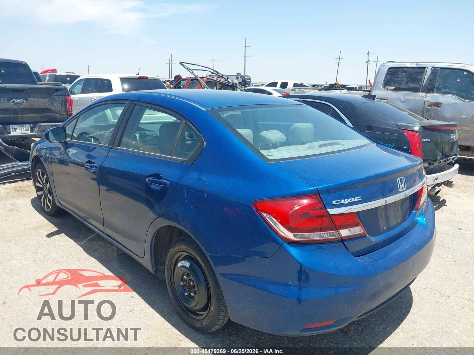 HONDA CIVIC 2015 - 2HGFB2F92FH529106