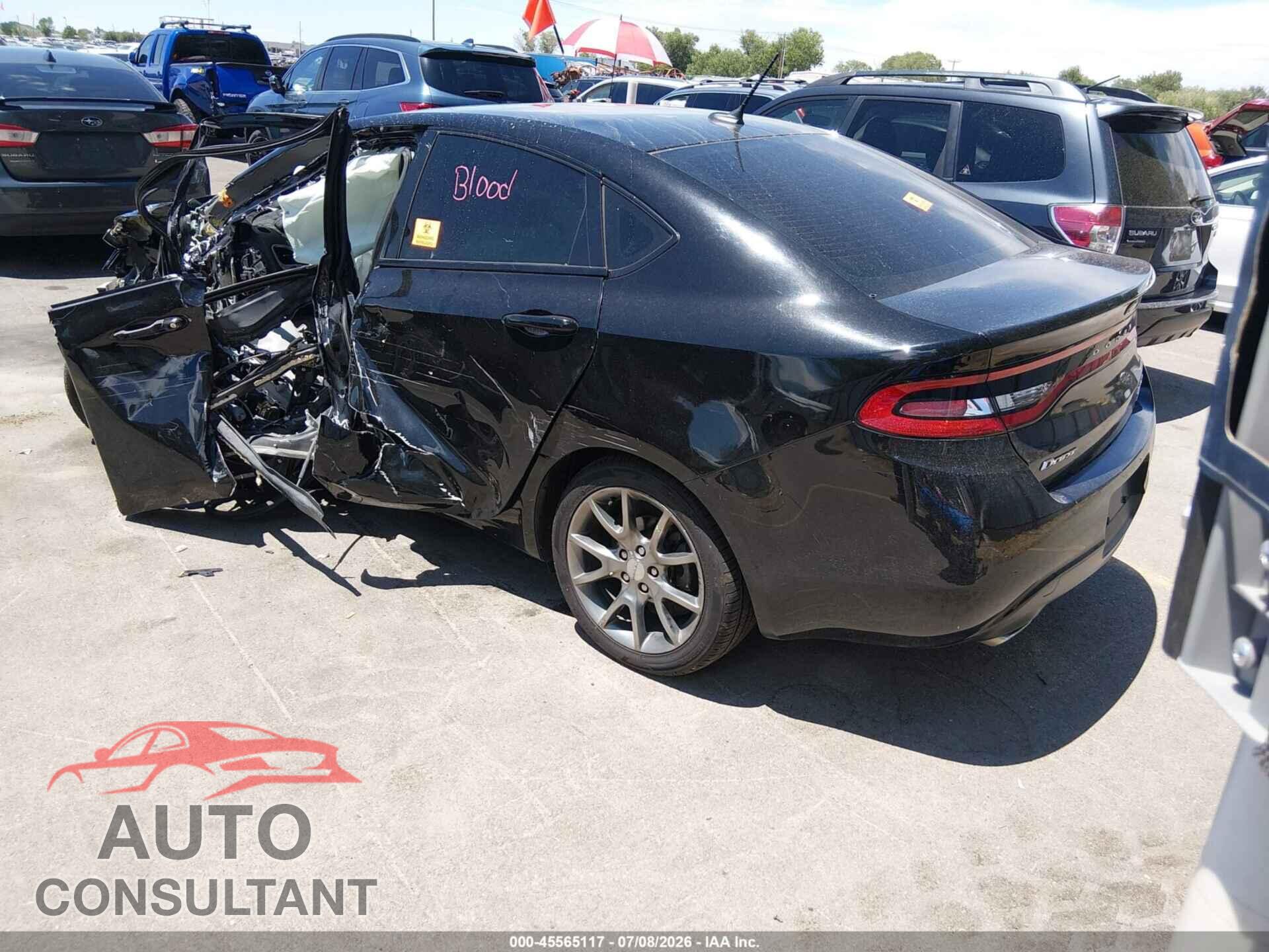 DODGE DART 2014 - 1C3CDFBB5ED857938