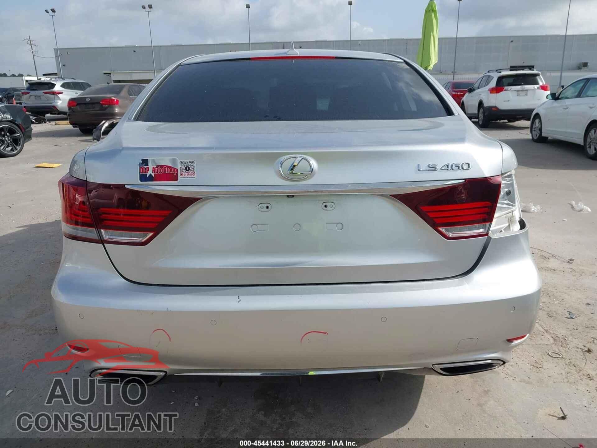 LEXUS LS 460 2013 - JTHBL5EF6D5114716