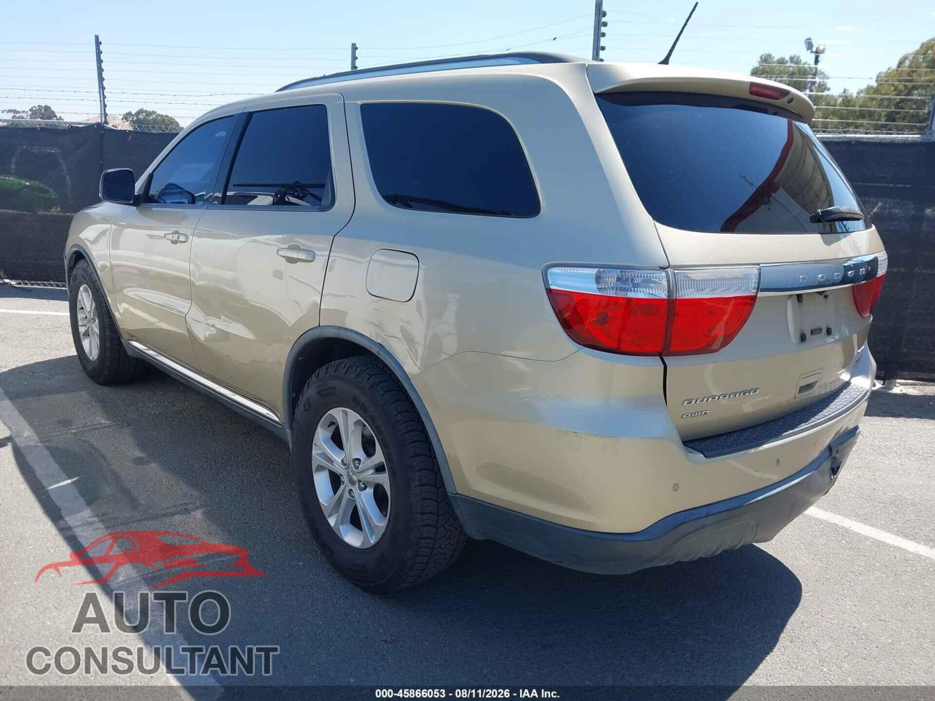 DODGE DURANGO 2011 - 1D4RE4GG2BC742360