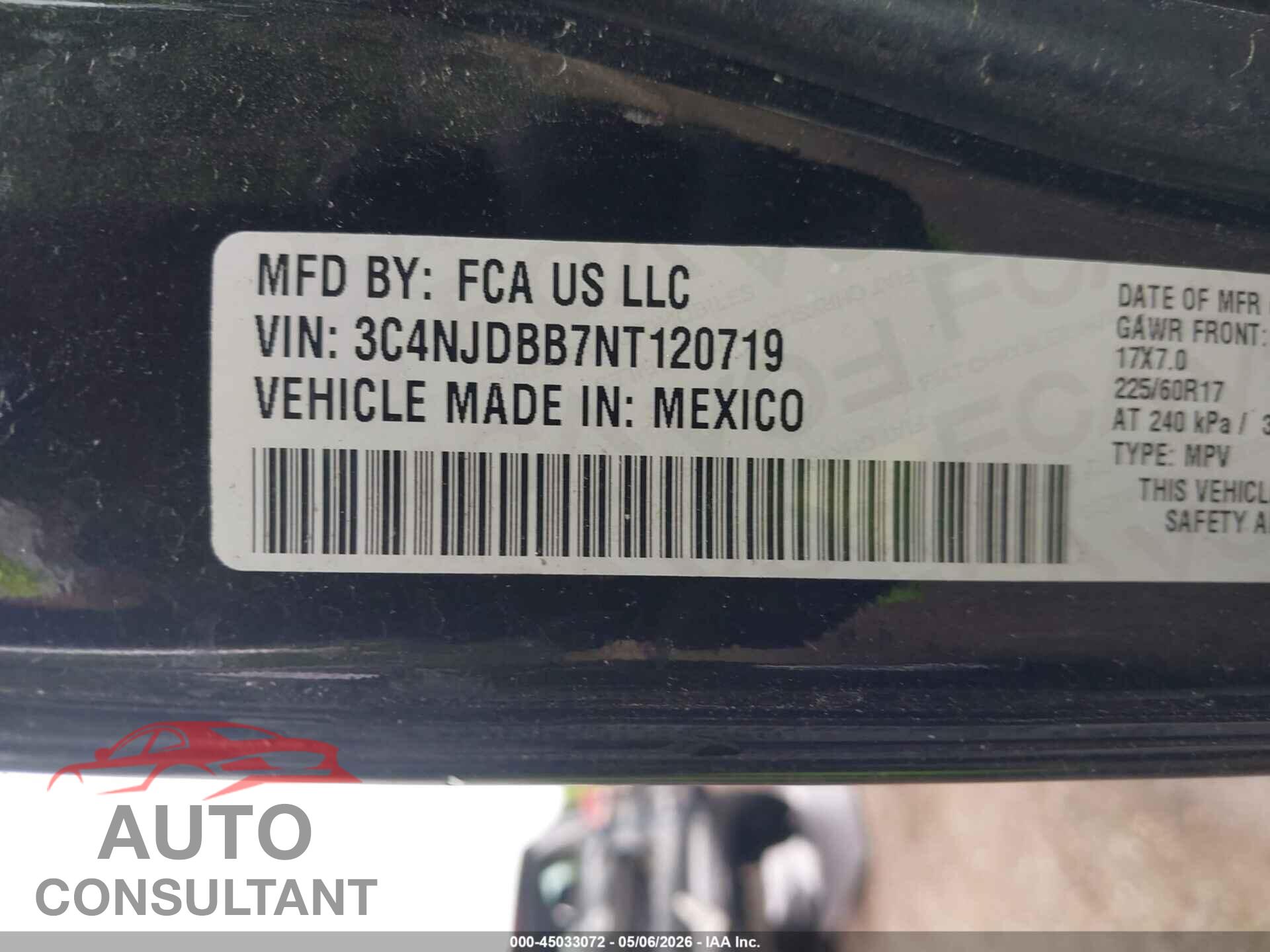 JEEP COMPASS 2022 - 3C4NJDBB7NT120719