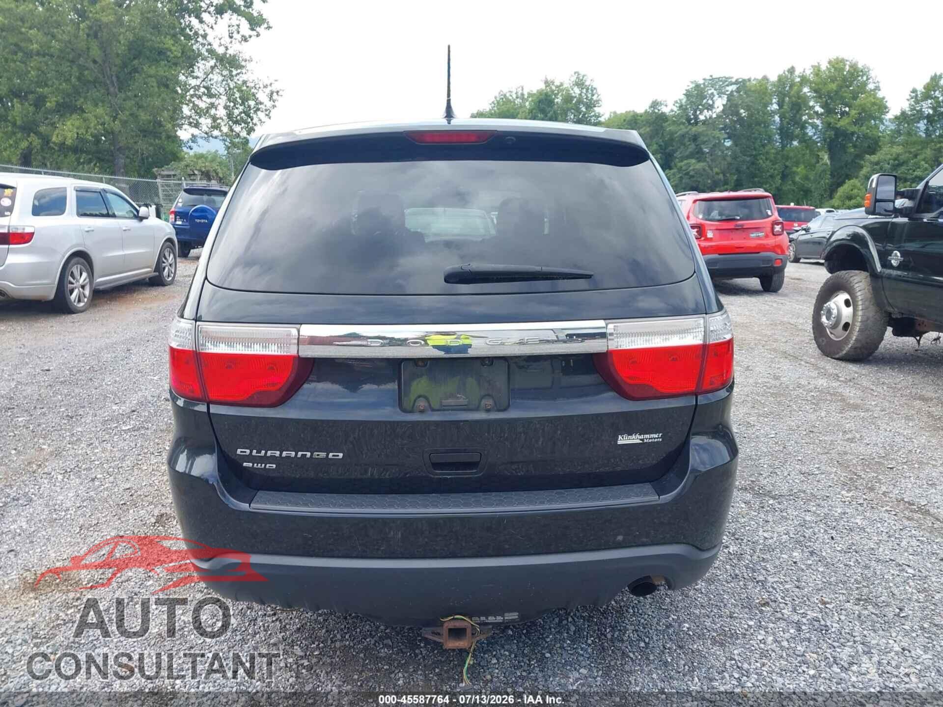 DODGE DURANGO 2013 - 1C4RDJAG4DC681507