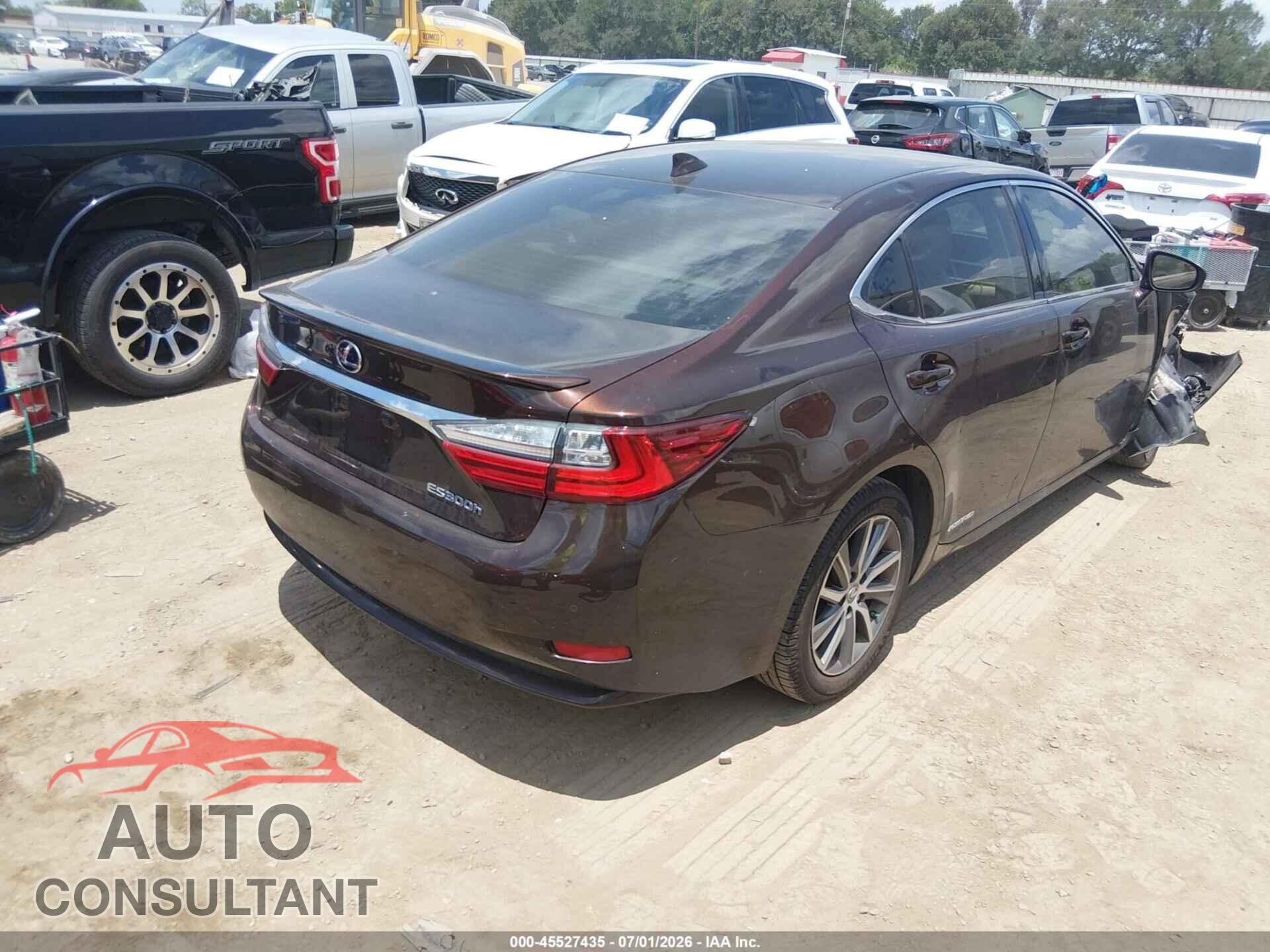 LEXUS ES 300H 2016 - JTHBW1GG2G2109122