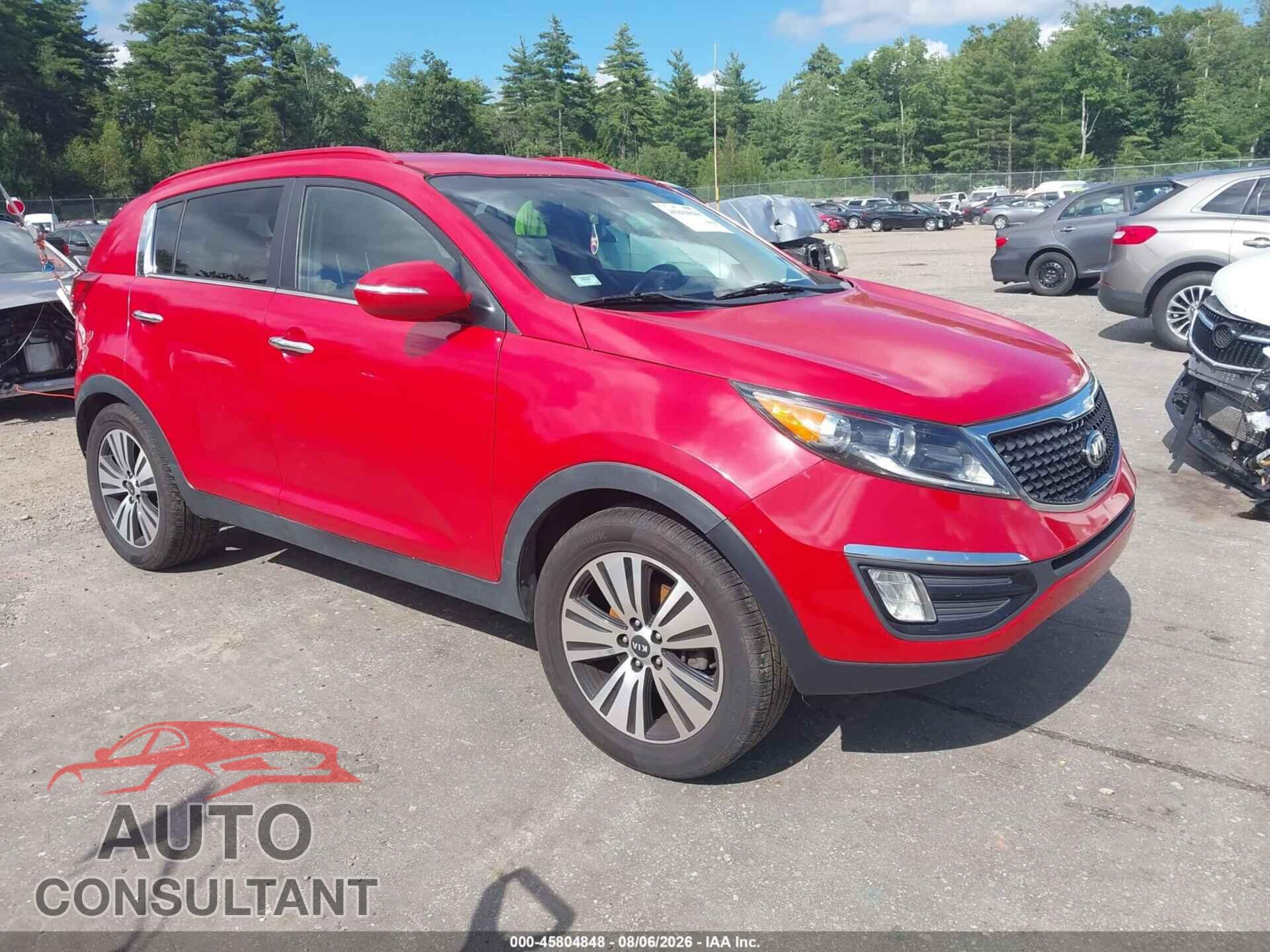 KIA SPORTAGE 2014 - KNDPC3AC8E7651262