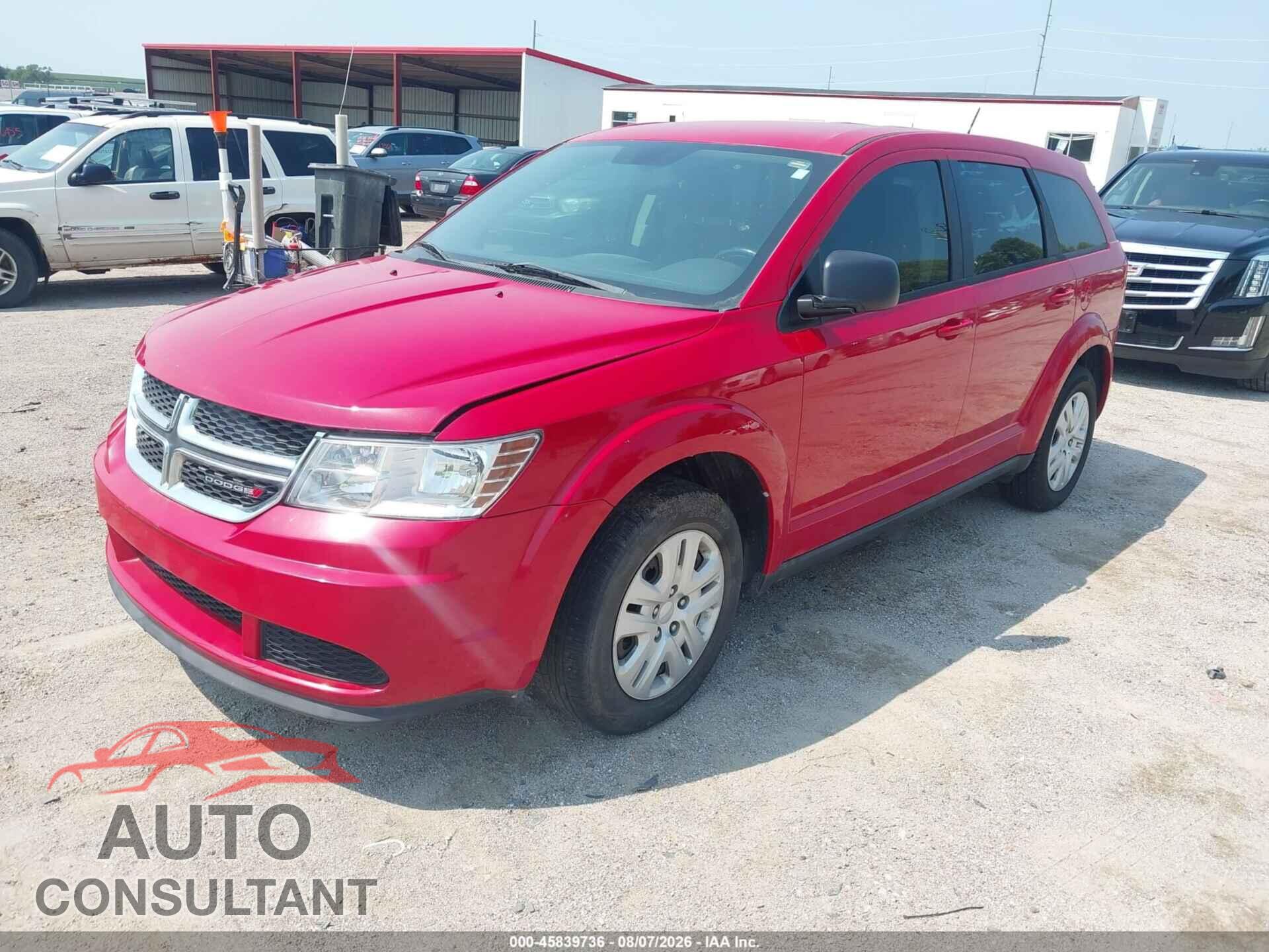 DODGE JOURNEY 2013 - 3C4PDCAB0DT723439
