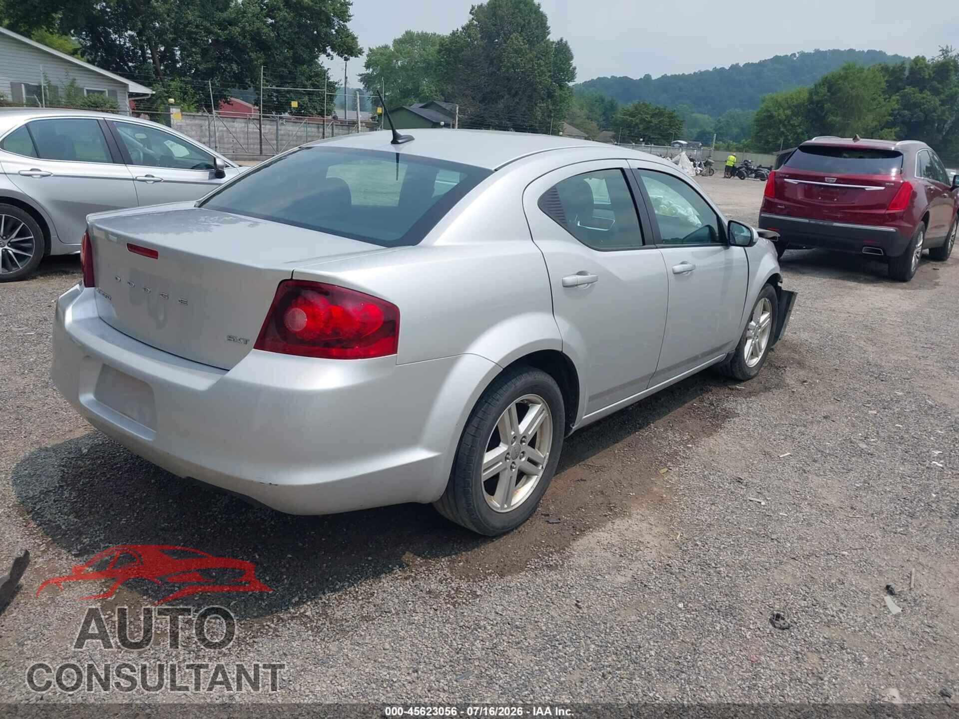 DODGE AVENGER 2012 - 1C3CDZCB2CN290269