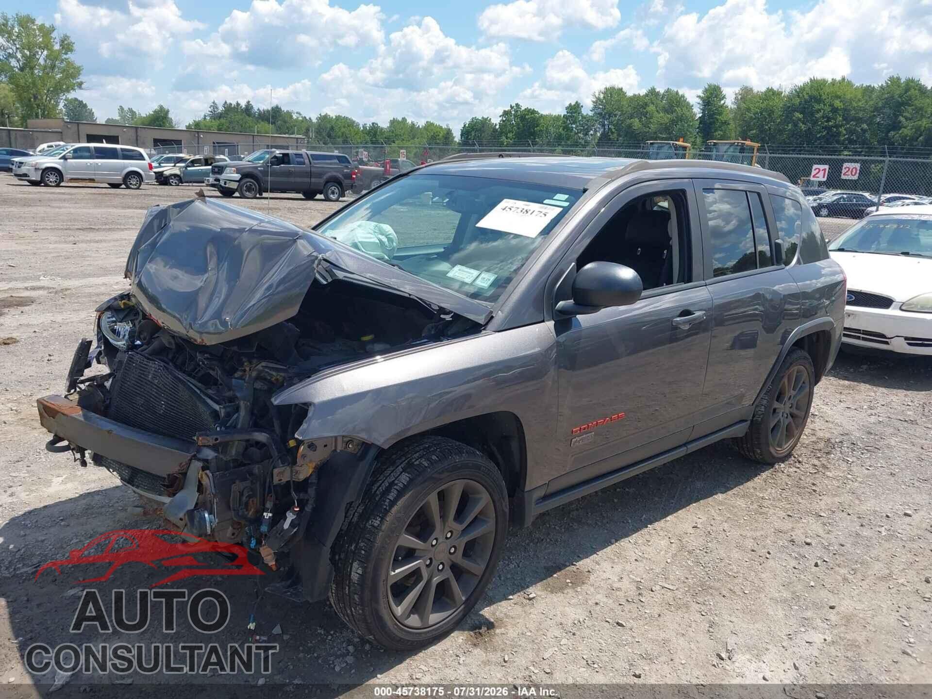 JEEP COMPASS 2016 - 1C4NJDBB8GD730654