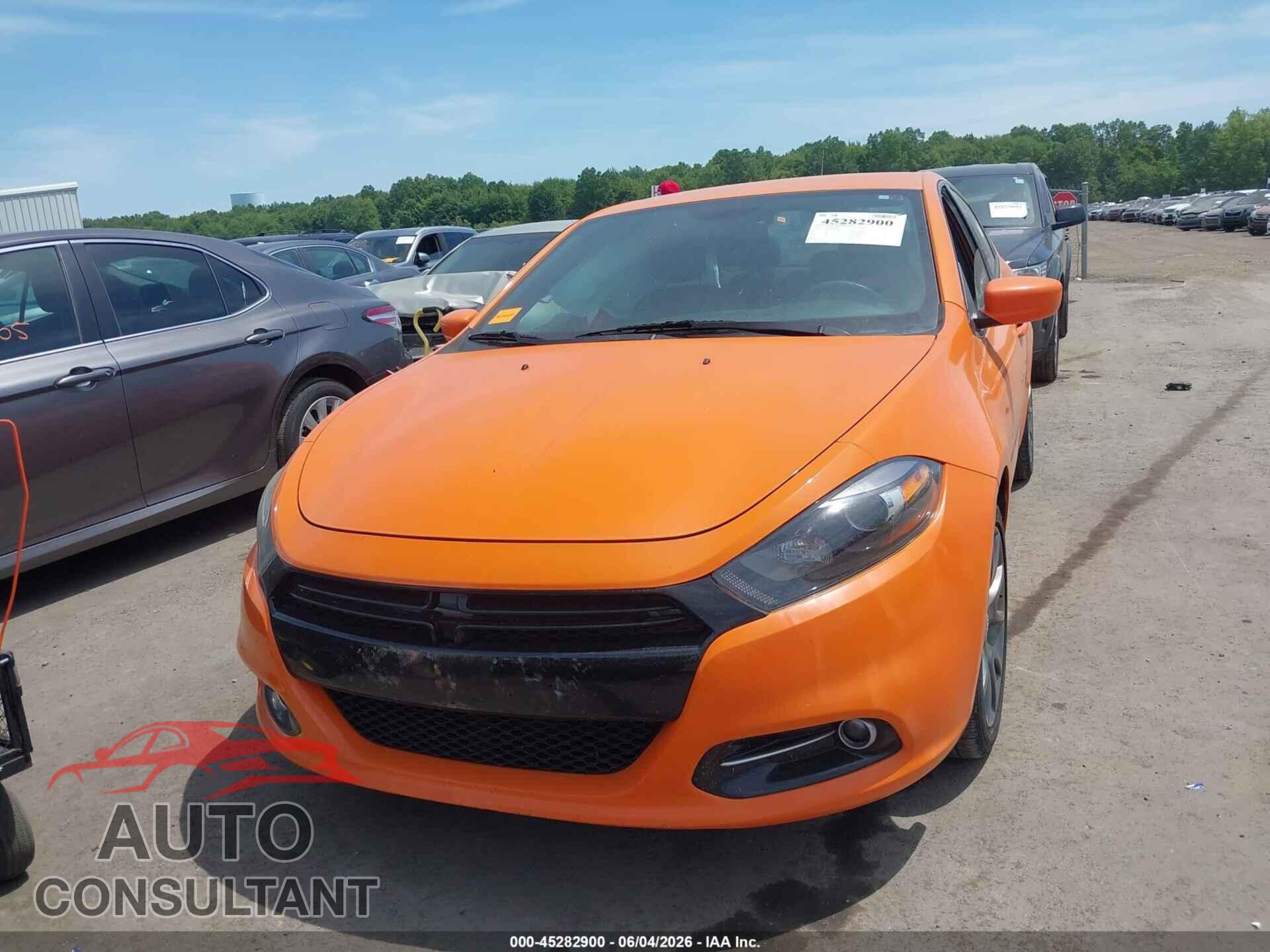 DODGE DART 2014 - 1C3CDFBB7ED858024