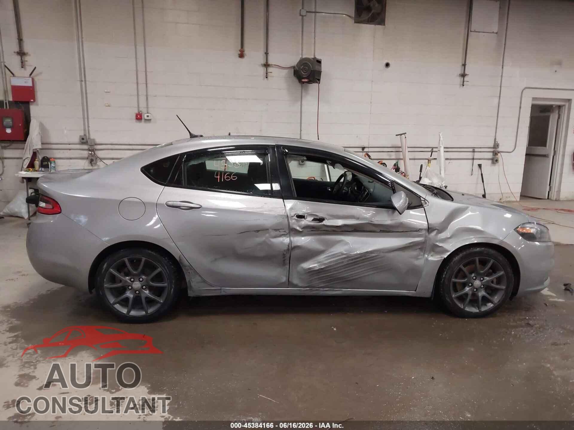 DODGE DART 2016 - 1C3CDFAAXGD607686