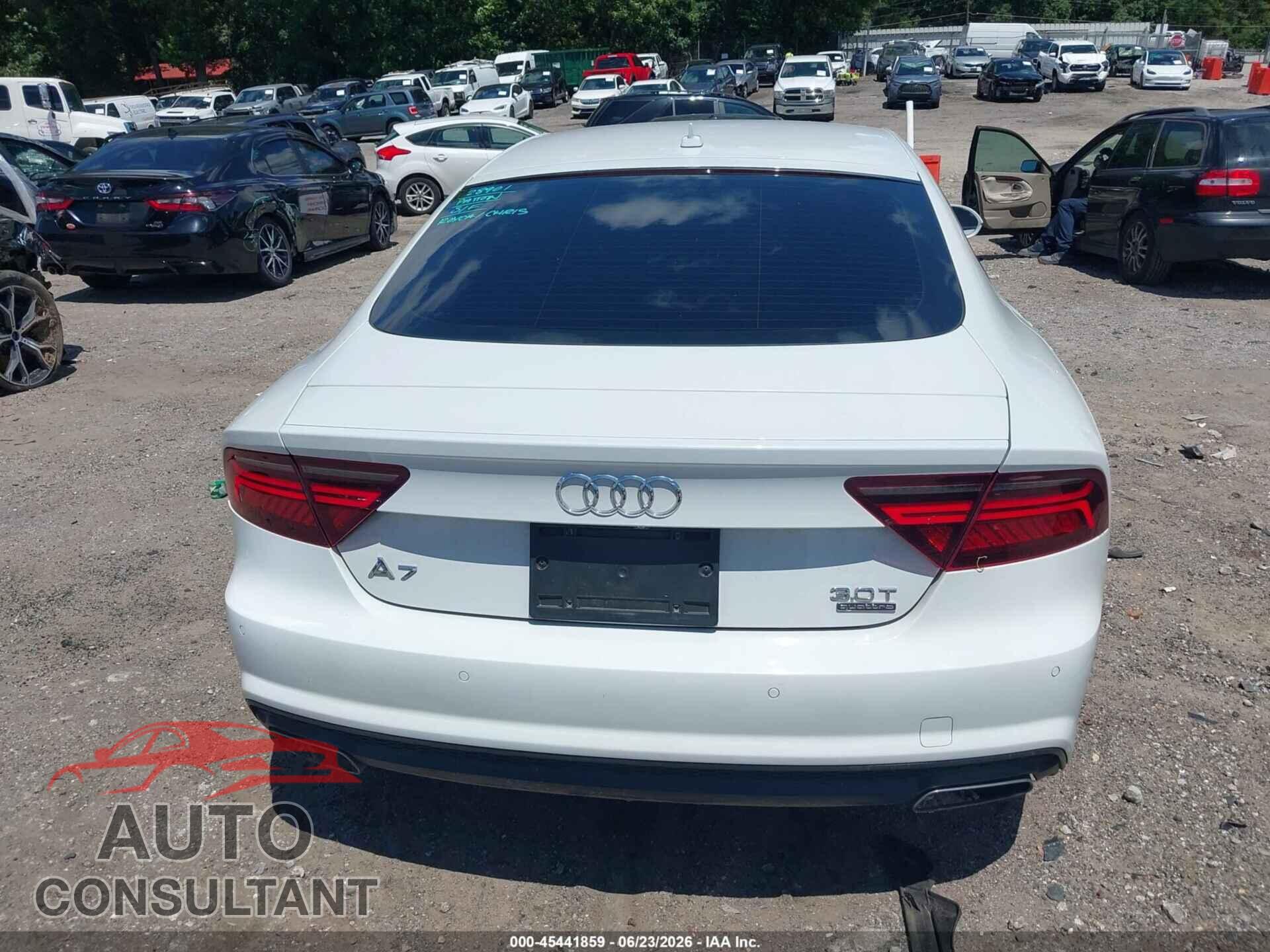 AUDI A7 2016 - WAU2GAFCXGN189231