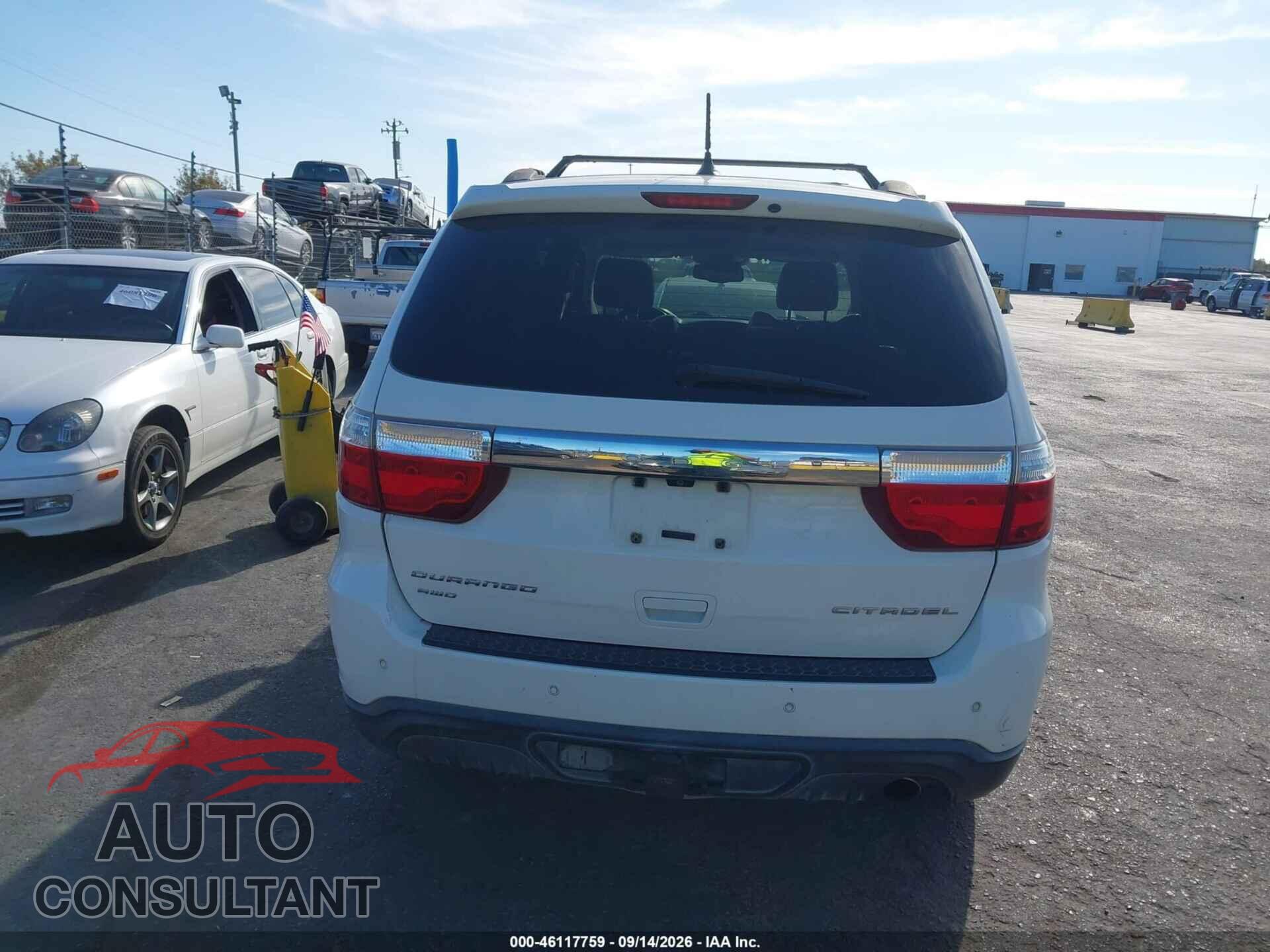 DODGE DURANGO 2012 - 1C4RDJEG7CC361476