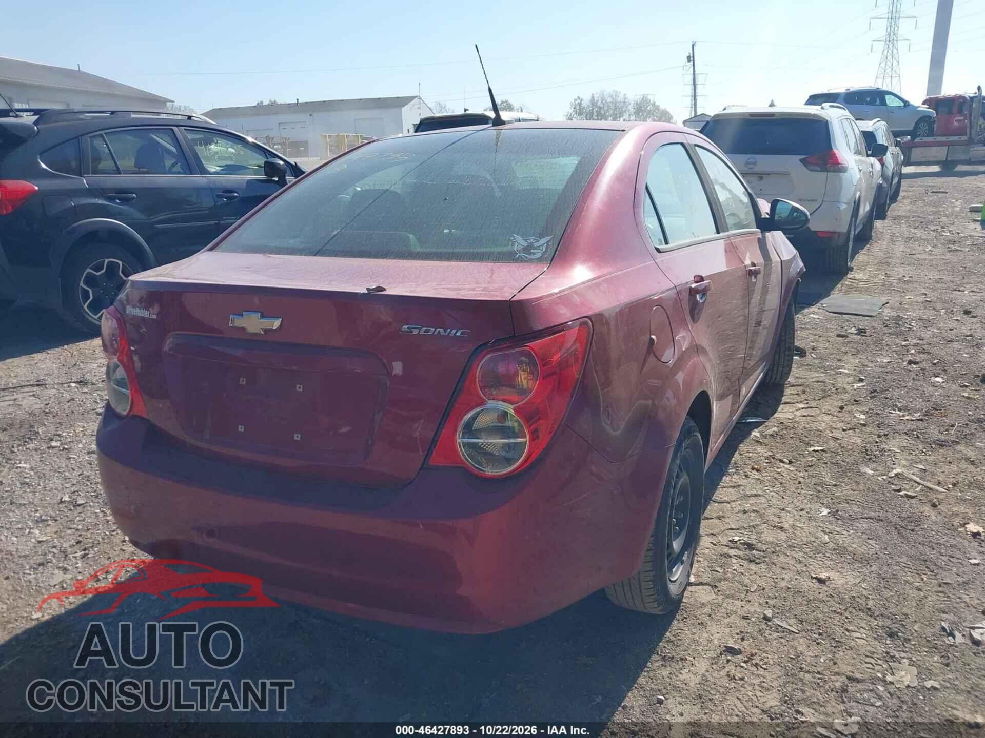 CHEVROLET SONIC 2014 - 1G1JA5SH4E4149795