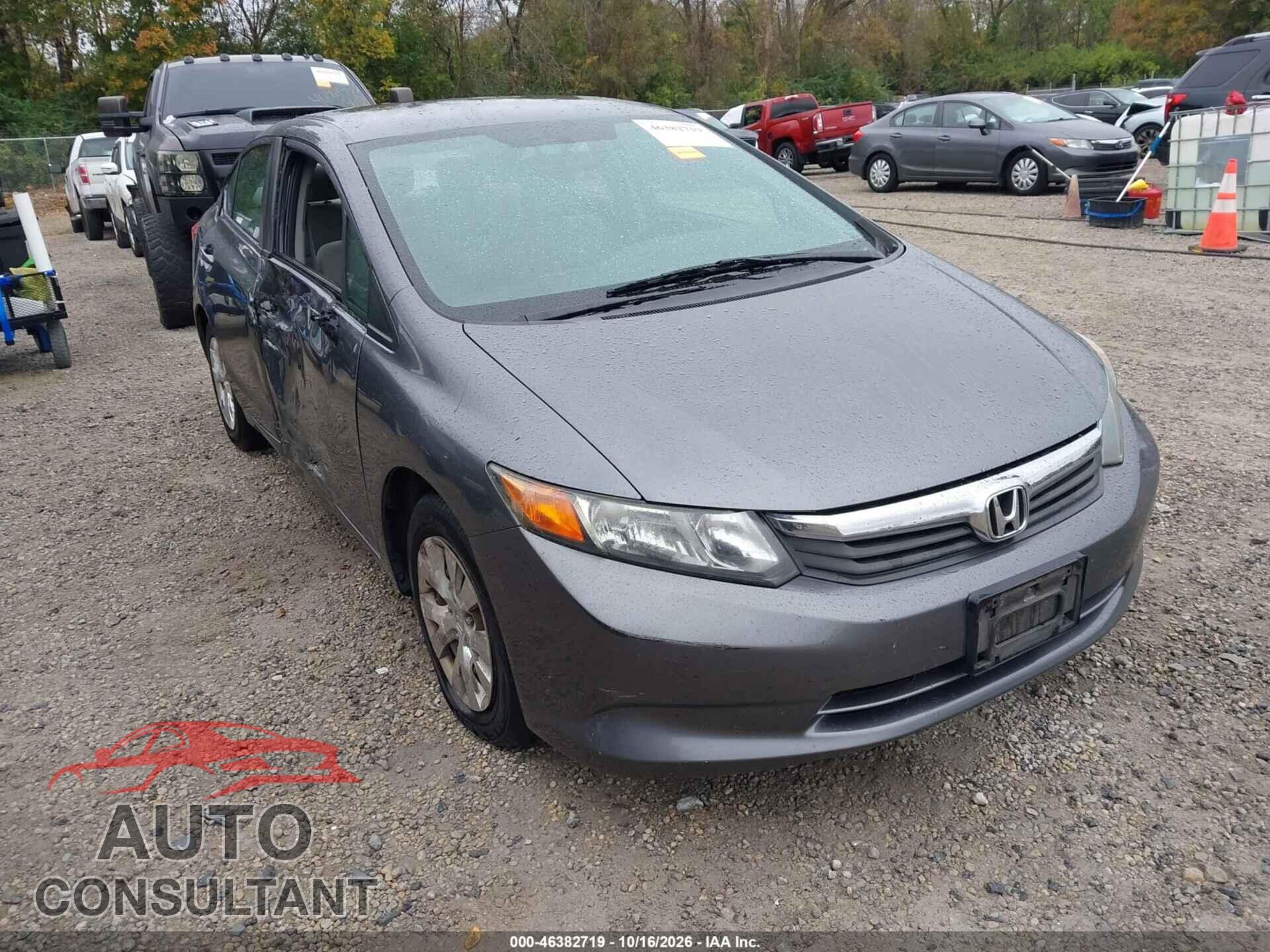 HONDA CIVIC 2012 - 19XFB2F54CE379468