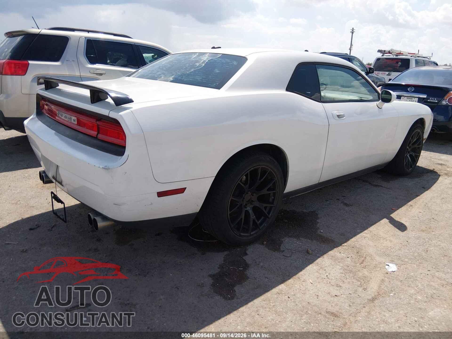 DODGE CHALLENGER 2010 - 2B3CJ4DVXAH278023