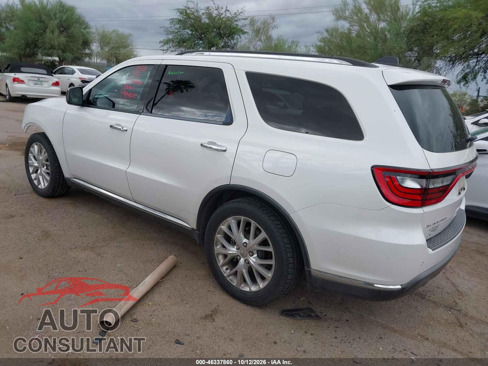 DODGE DURANGO 2017 - 1C4RDHAG0HC615082