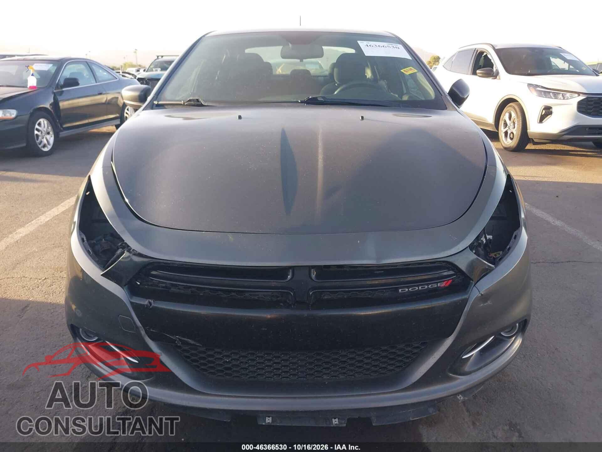 DODGE DART 2015 - 1C3CDFBB5FD266767