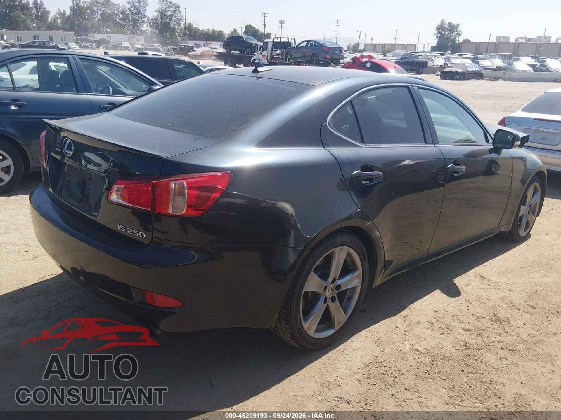 LEXUS IS 250 2011 - JTHBF5C21B5154044