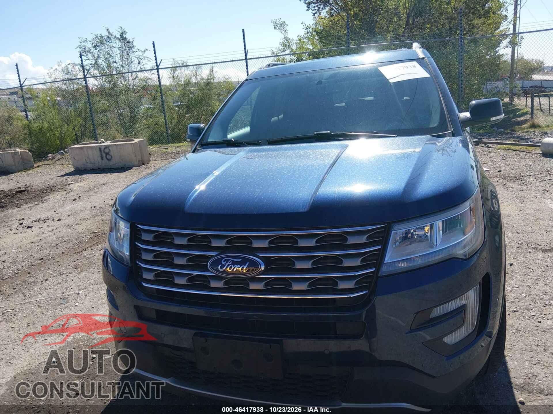 FORD EXPLORER 2017 - 1FM5K8D87HGC54866