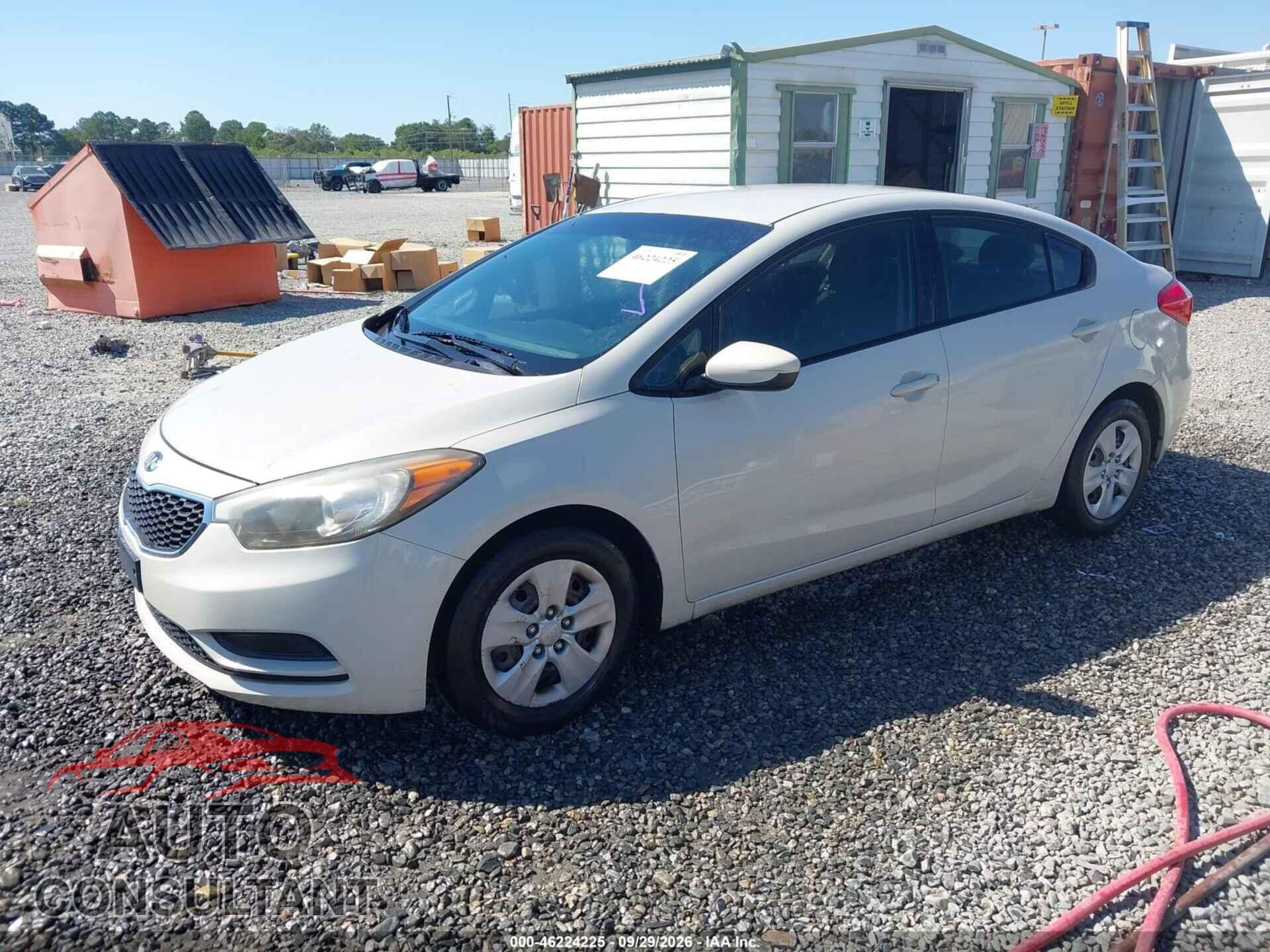 KIA FORTE 2014 - KNAFK4A65E5135061