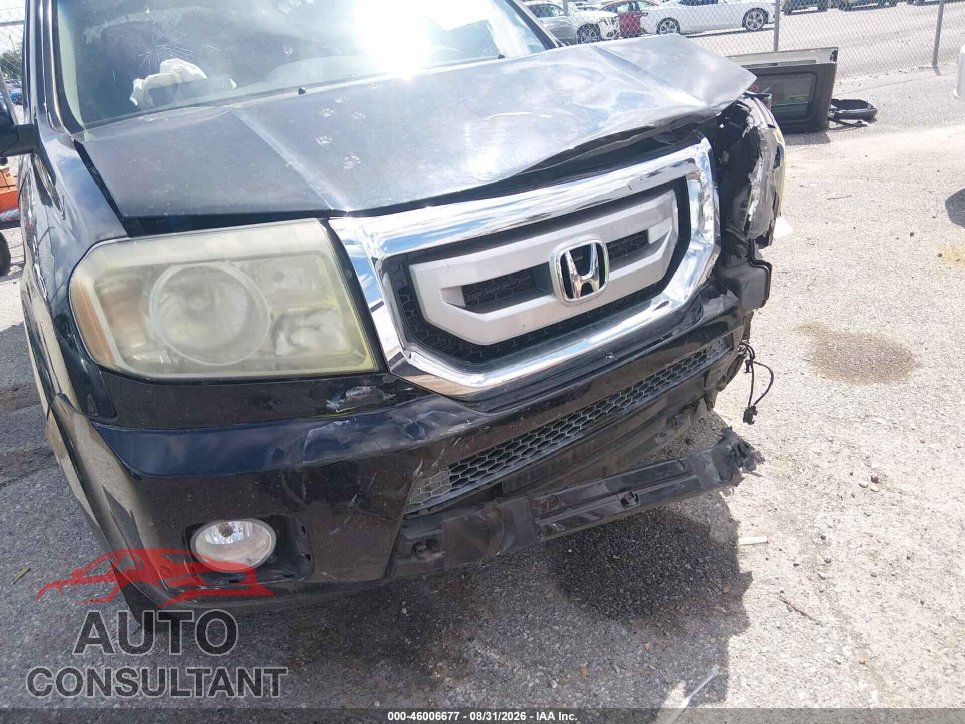 HONDA PILOT 2011 - 5FNYF3H98BB027313