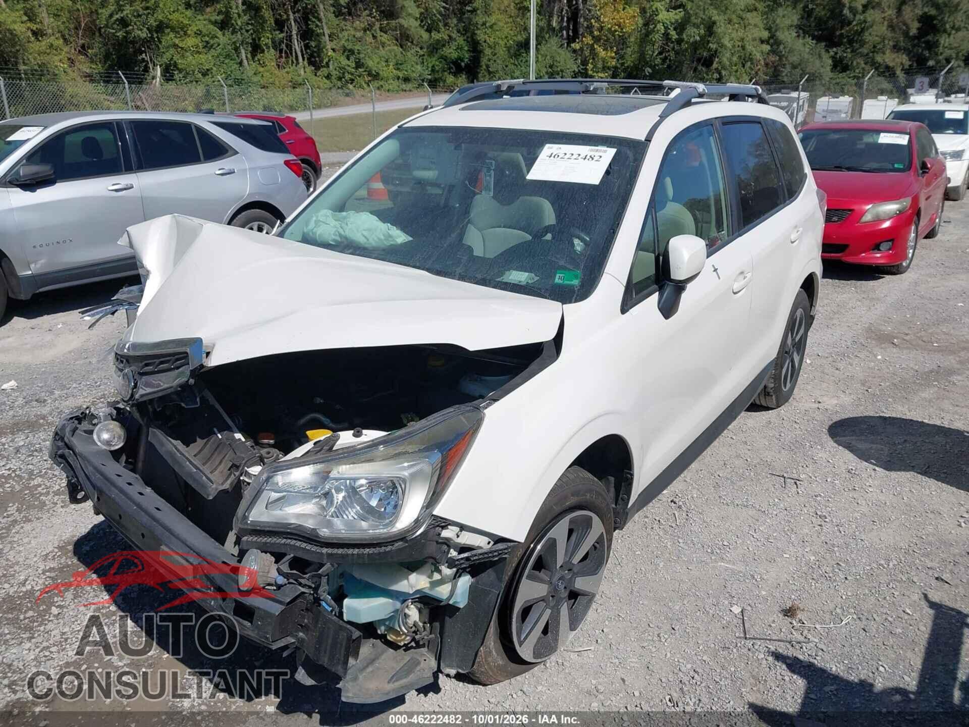 SUBARU FORESTER 2017 - JF2SJAGC8HH488964
