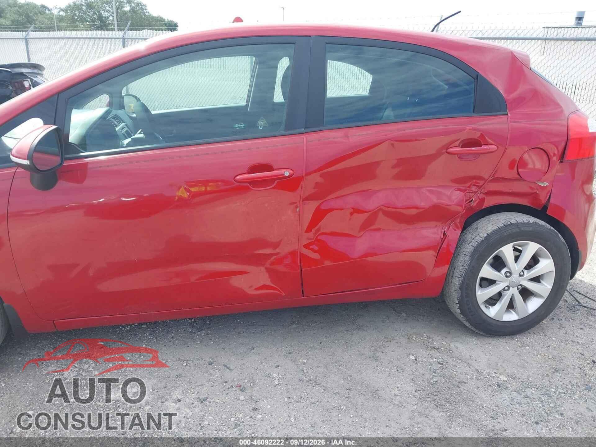KIA RIO 2013 - KNADN5A37D6241465