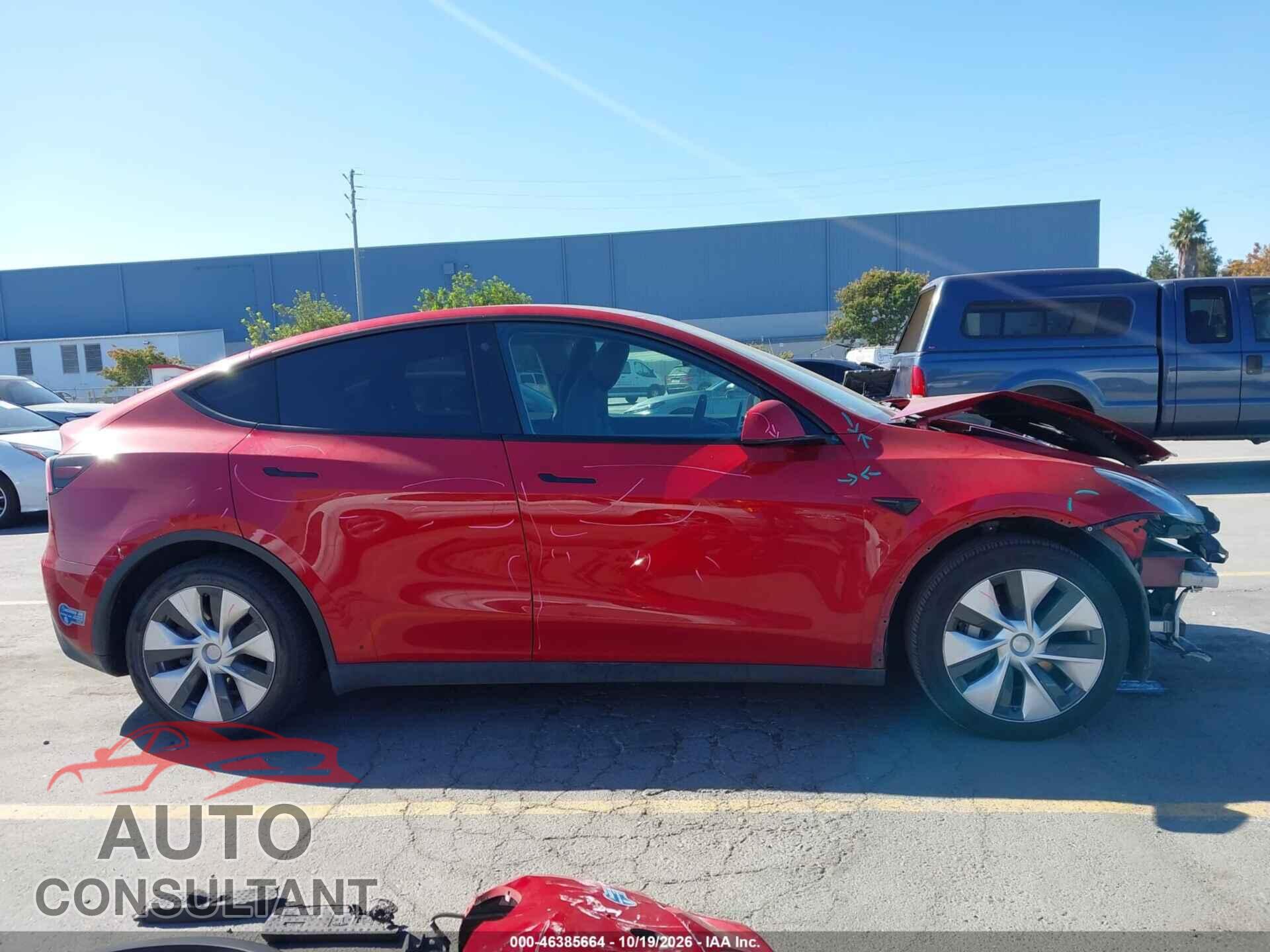TESLA MODEL Y 2021 - 5YJYGDEEXMF217640