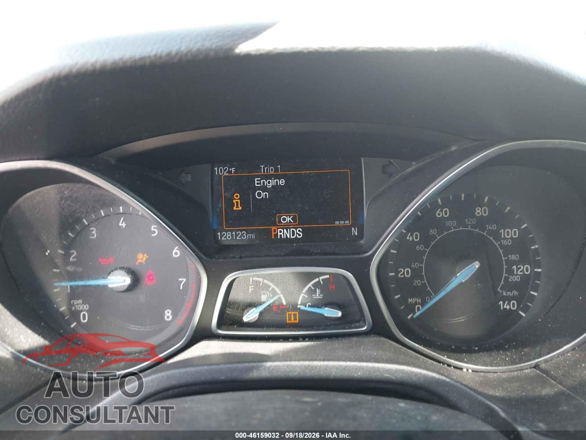 FORD FOCUS 2018 - 1FADP3M2XJL308096