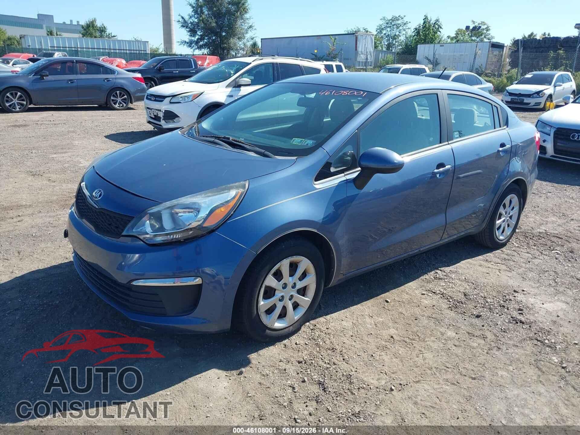 KIA RIO 2016 - KNADM4A33G6659314