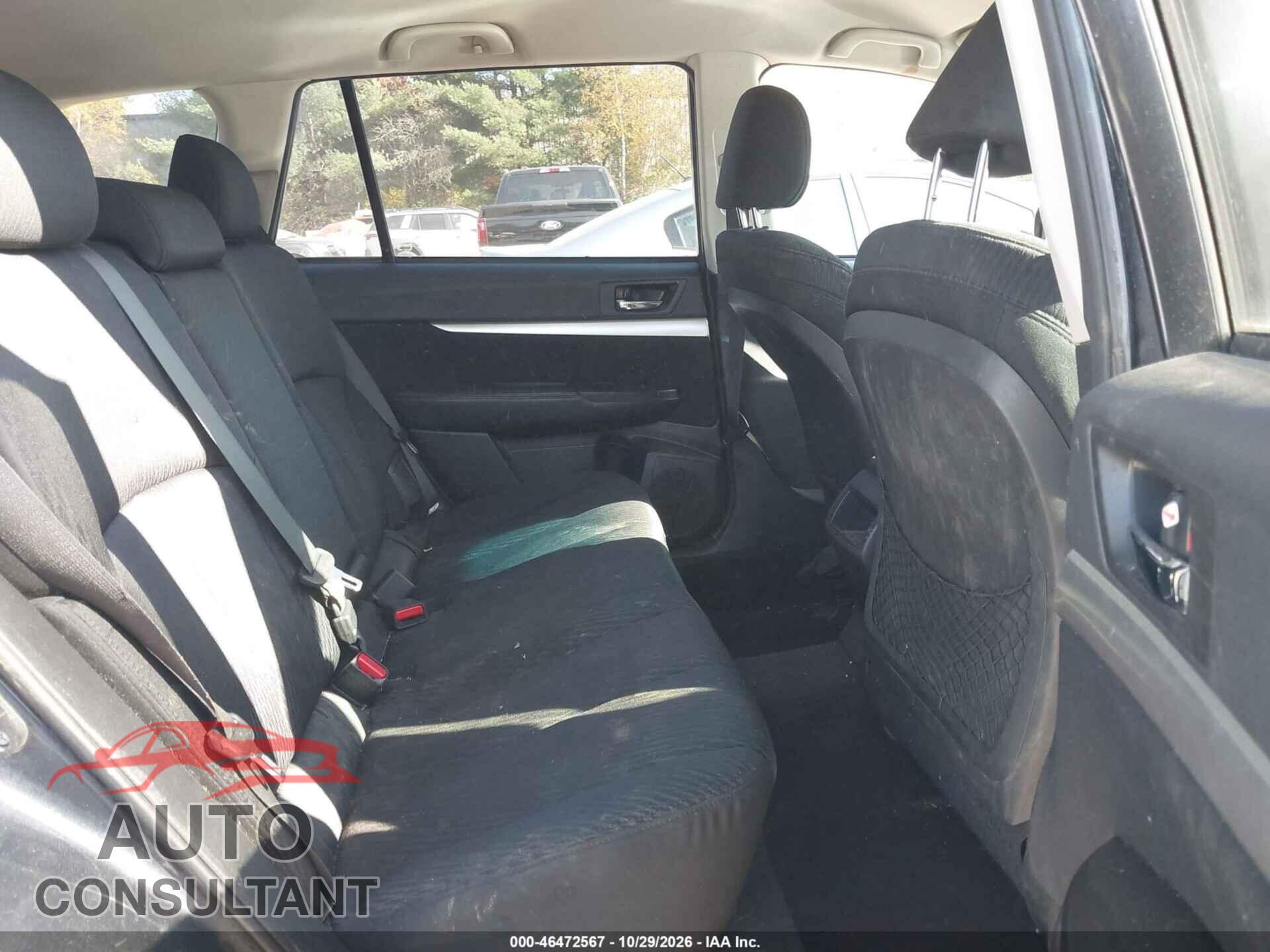 SUBARU OUTBACK 2010 - 4S4BRBBC5A3326552