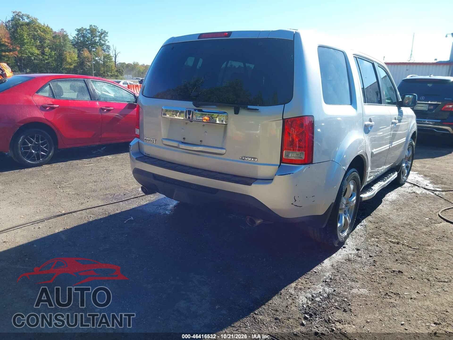 HONDA PILOT 2012 - 5FNYF4H67CB040938