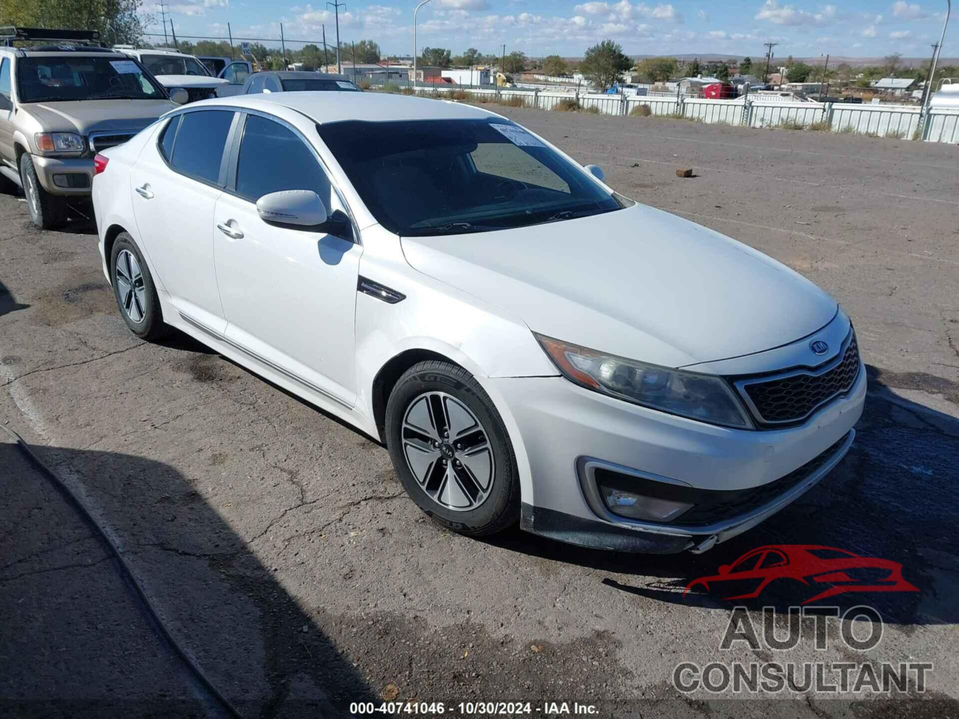 KIA OPTIMA HYBRID 2012 - KNAGM4AD1C5013436