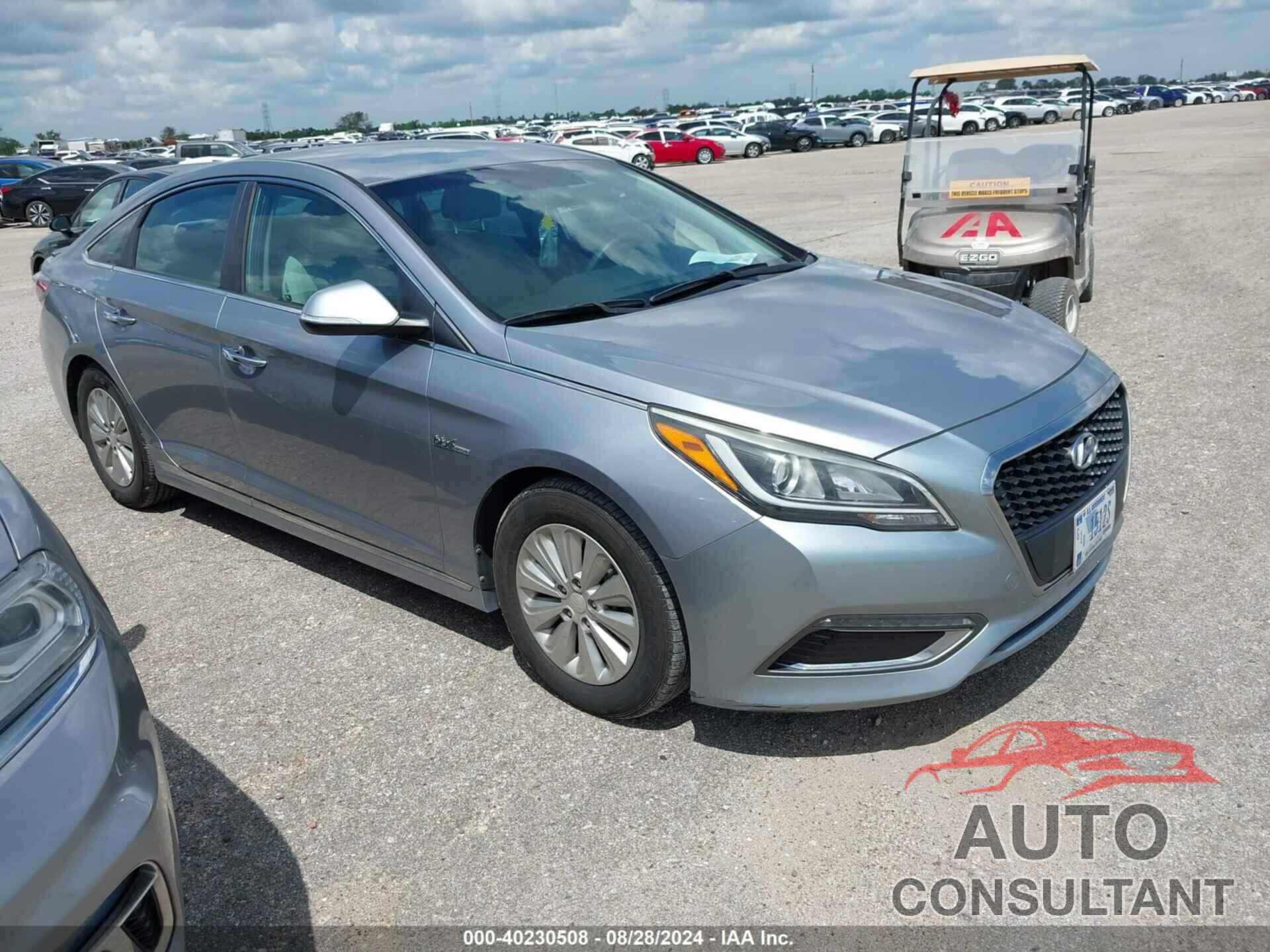 HYUNDAI SONATA HYBRID 2016 - KMHE24L12GA039216