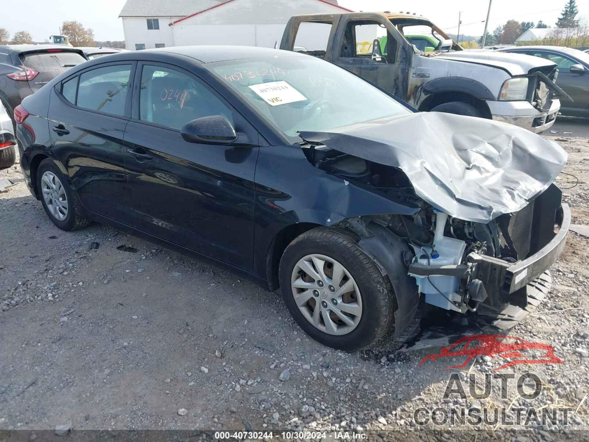 HYUNDAI ELANTRA 2018 - 5NPD74LF4JH246896