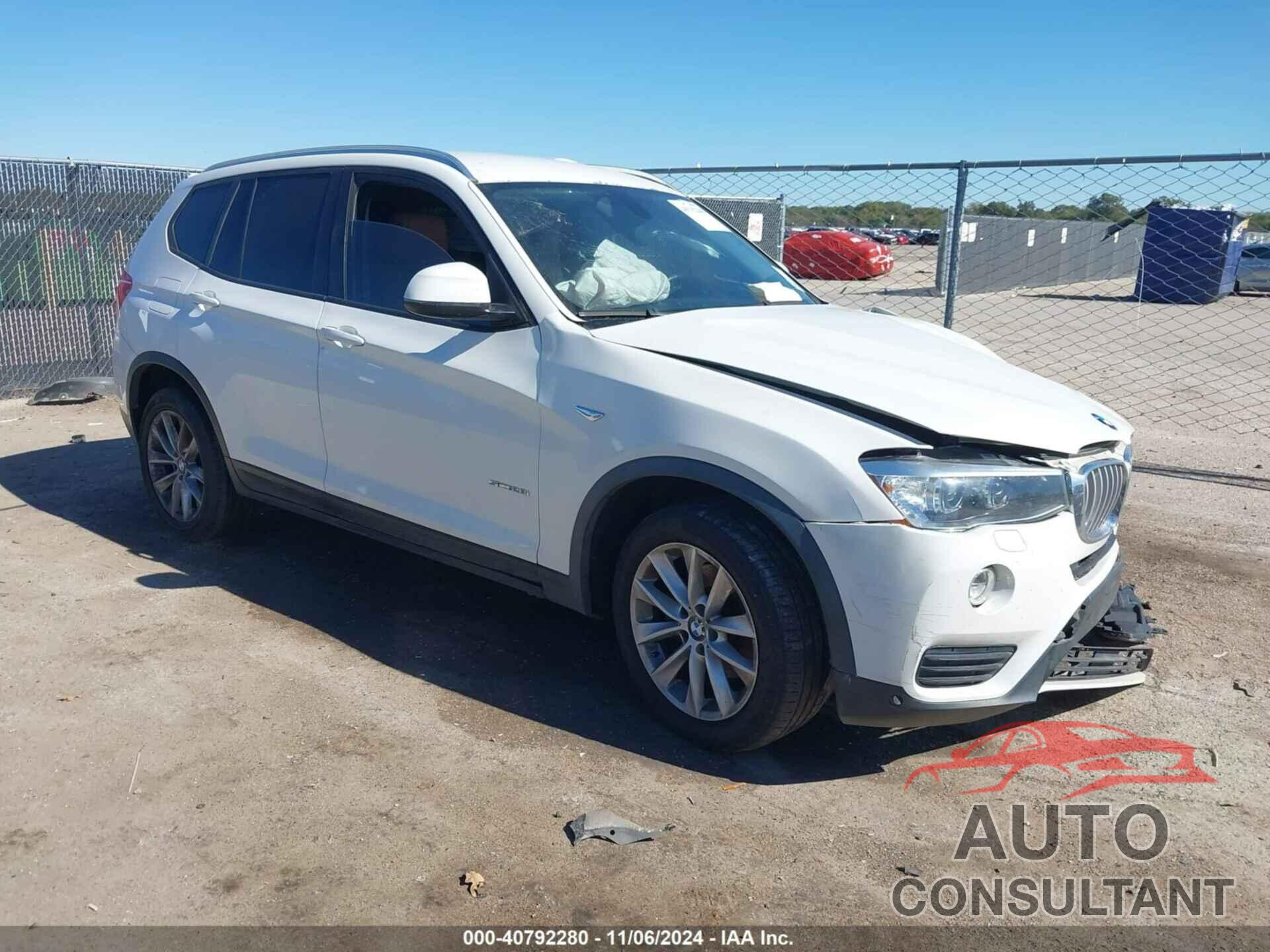 BMW X3 2015 - 5UXWZ7C54F0M82933