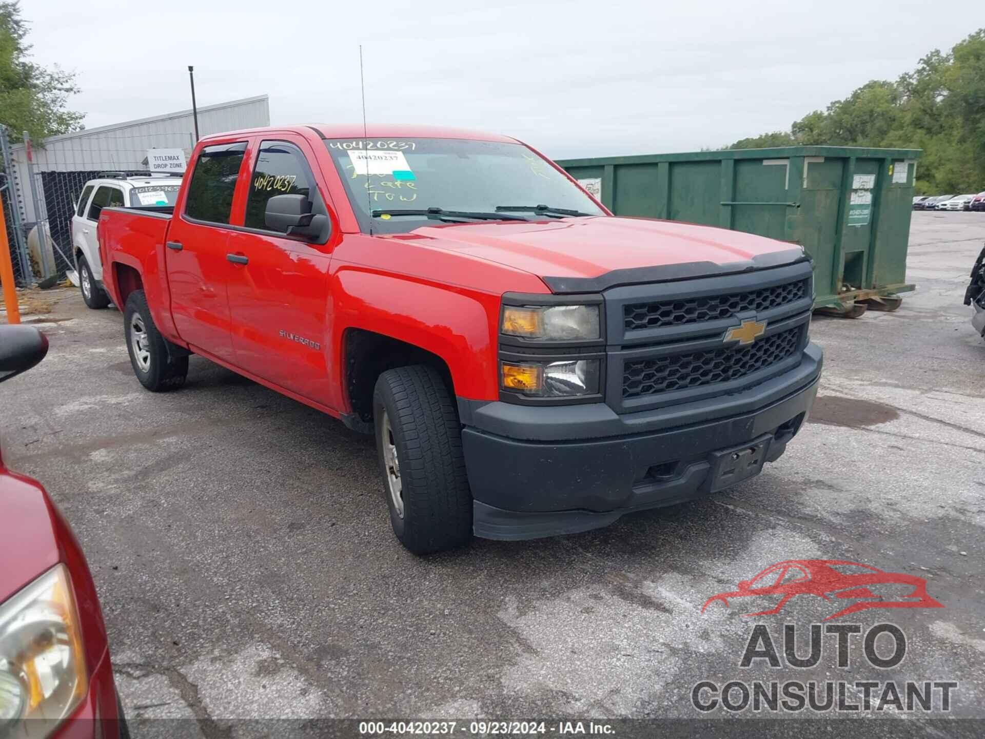 CHEVROLET SILVERADO 1500 2014 - 3GCUKPEH3EG423371