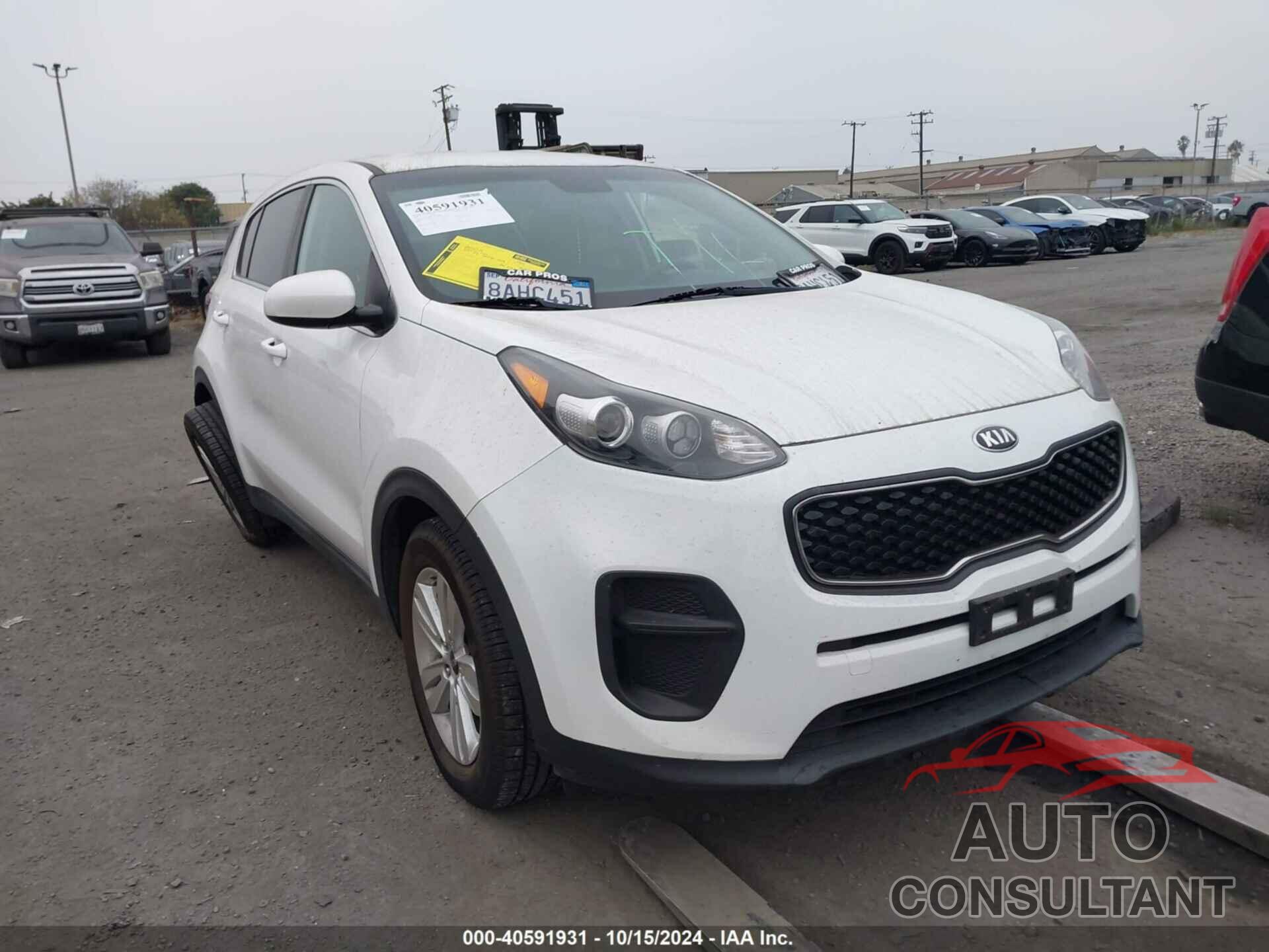 KIA SPORTAGE 2017 - KNDPM3AC7H7225810