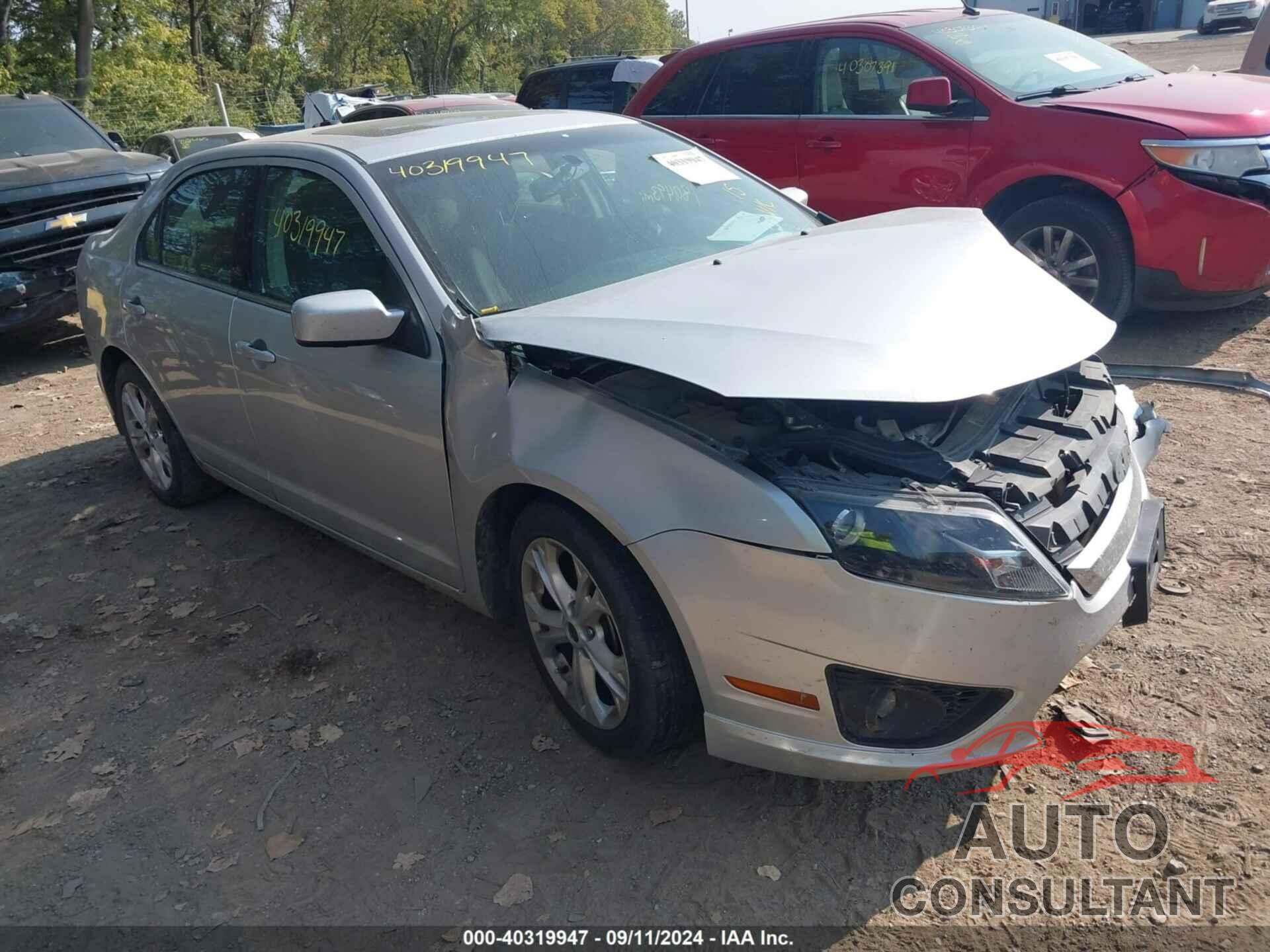 FORD FUSION 2012 - 3FAHP0HA4CR128733