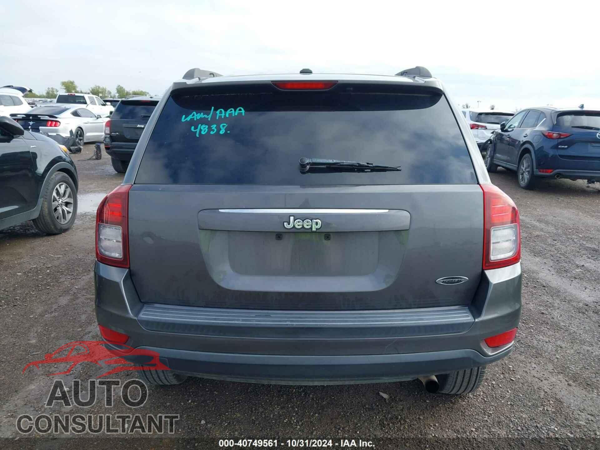 JEEP COMPASS 2017 - 1C4NJCBA9HD123763
