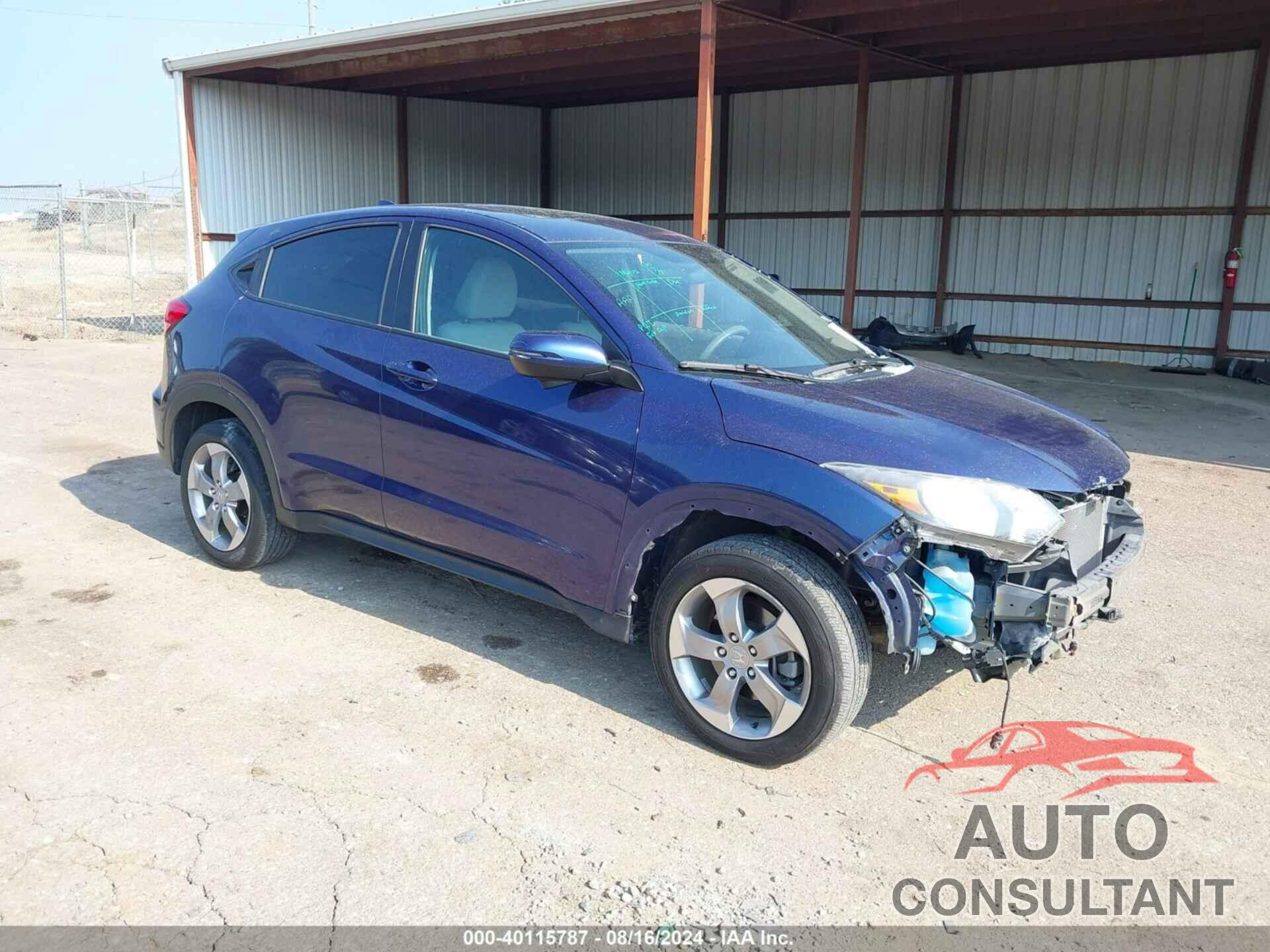 HONDA HR-V 2017 - 3CZRU6H54HM721732