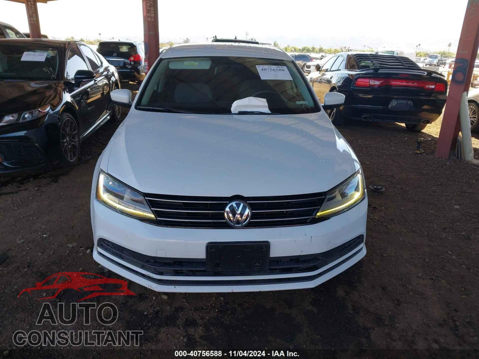 VOLKSWAGEN JETTA 2017 - 3VW2B7AJ6HM268656
