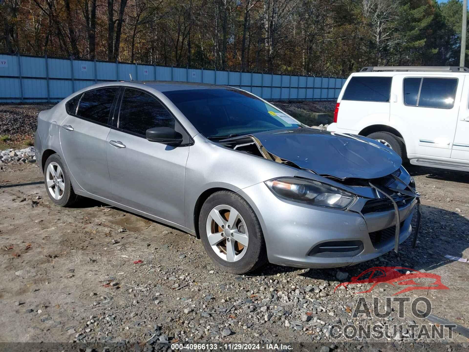 DODGE DART 2015 - 1C3CDFBB3FD286547