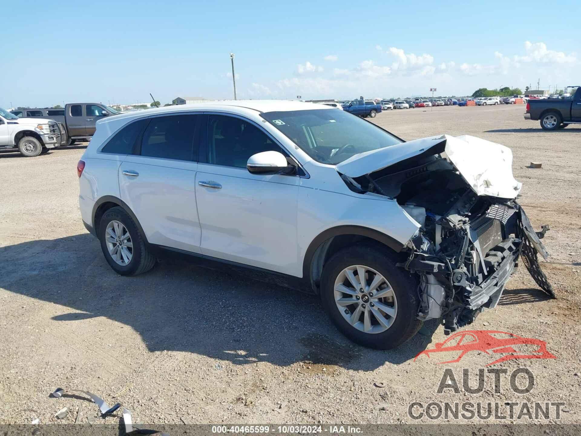 KIA SORENTO 2019 - 5XYPG4A38KG574563