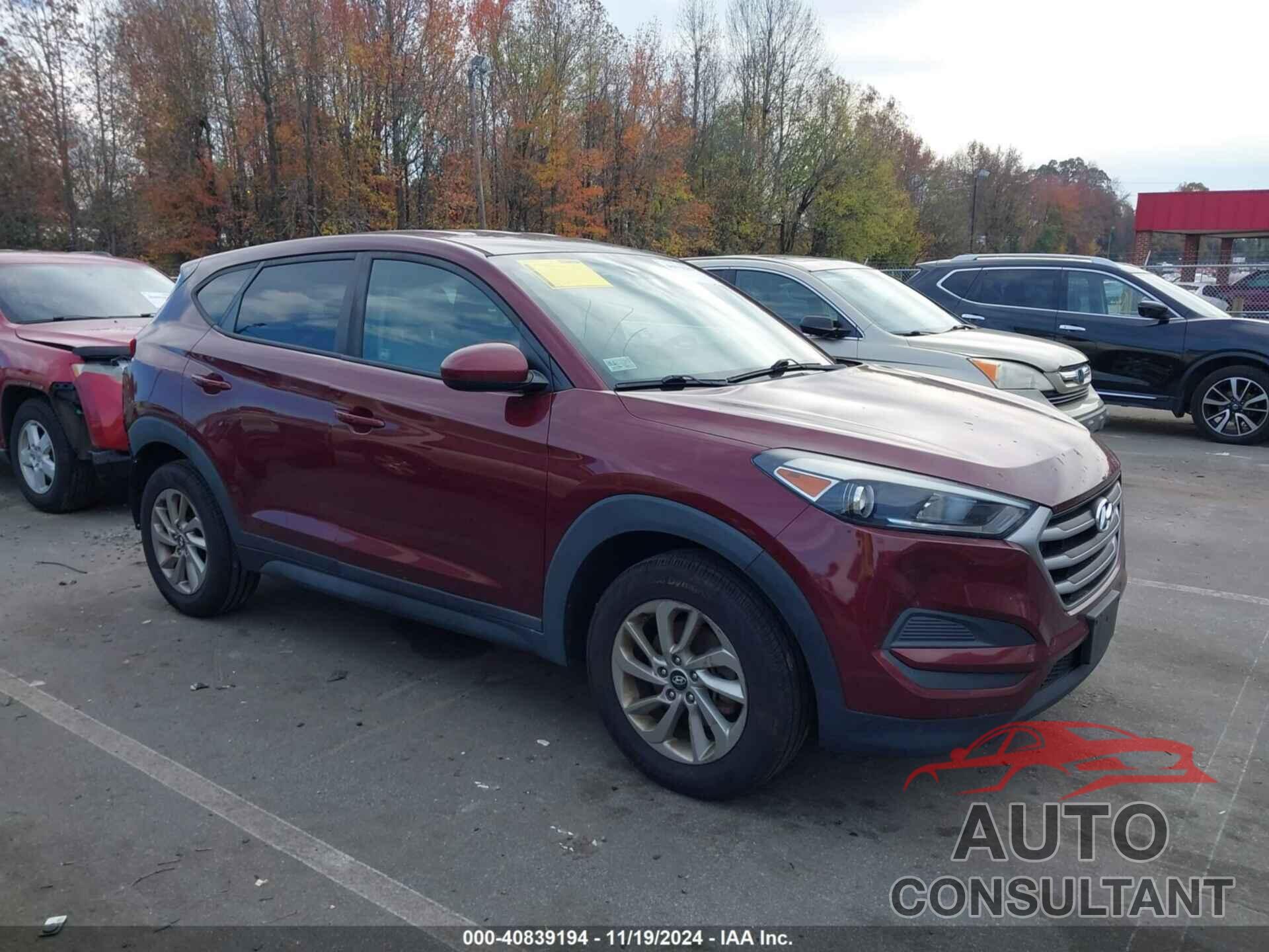 HYUNDAI TUCSON 2018 - KM8J2CA40JU629006